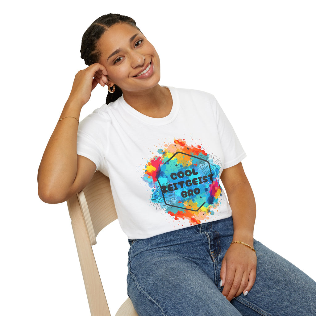 Cool Zeitgeist Bro Shirt Funny Colorful Graphic Tee for Word Nerds - Mutantur Labs LLC
