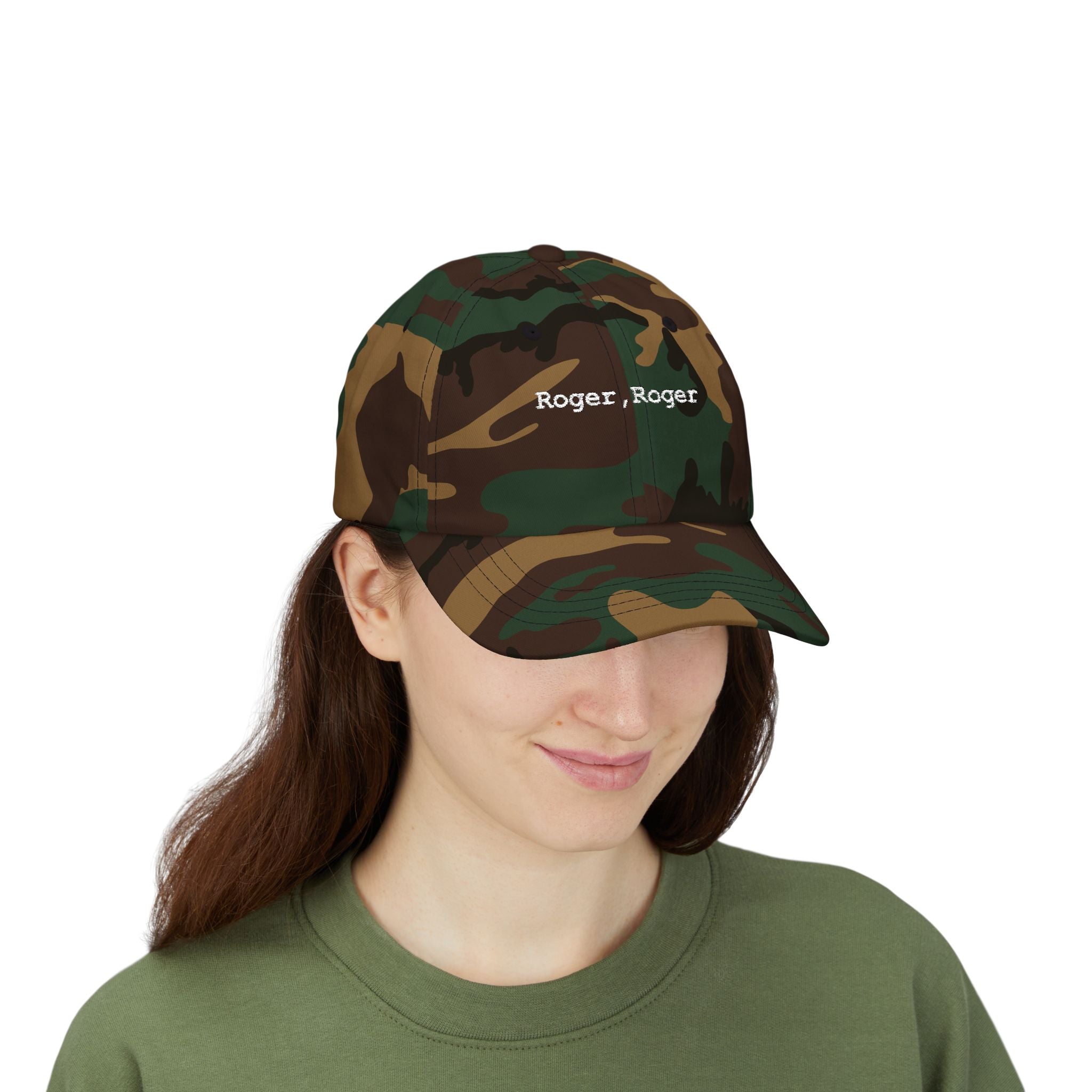 Roger, Roger Dad Cap Embroidered Airplane movie Phrase Baseball Hat - Mutantur Labs LLC