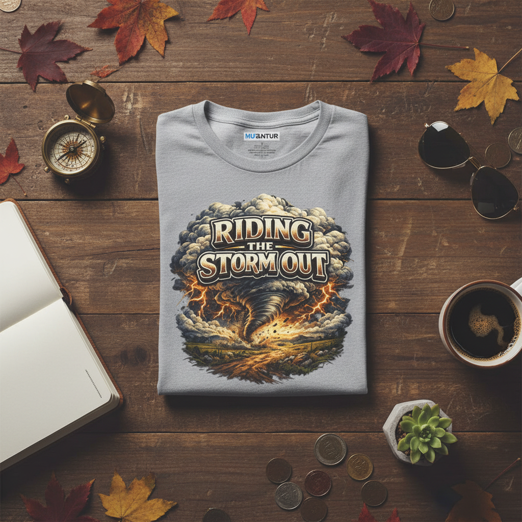 Riding the Storm Out T-Shirt | Resilient Graphic Tee