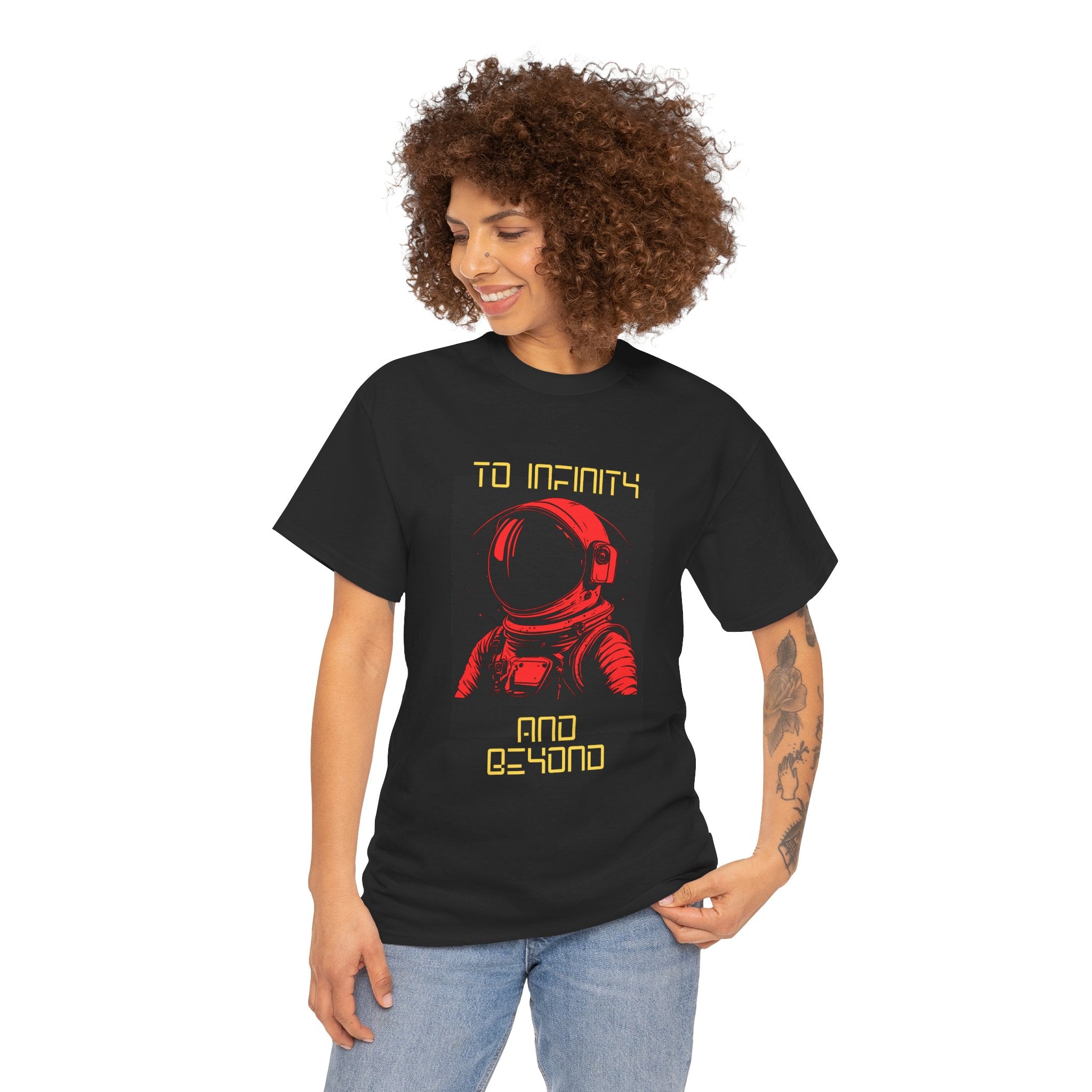 to Infinity and Beyond Retro Astronaut Space T-Shirt | Sci-Fi Adventure Graphic Tee - Mutantur Labs LLC