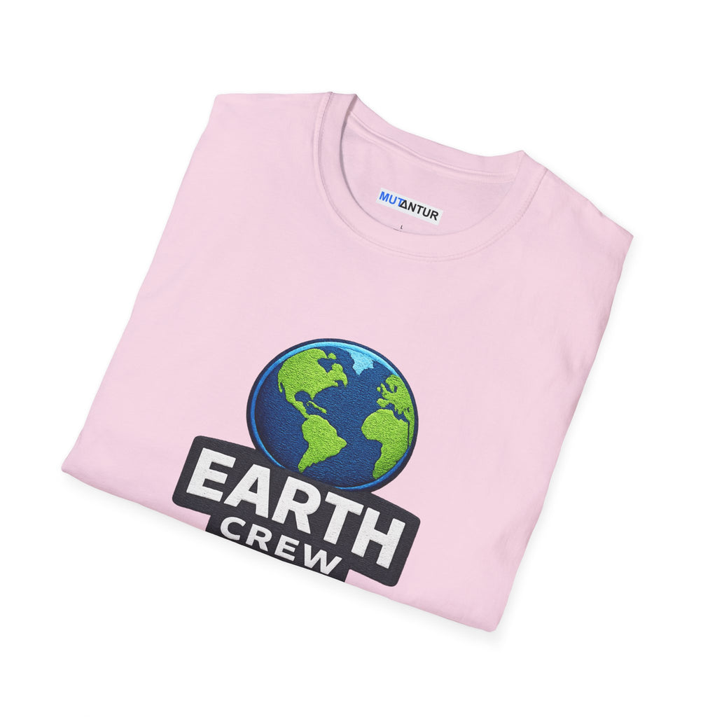 Earth Crew T-Shirt — Eco-Friendly Globe Graphic Tee - Mutantur Labs LLC