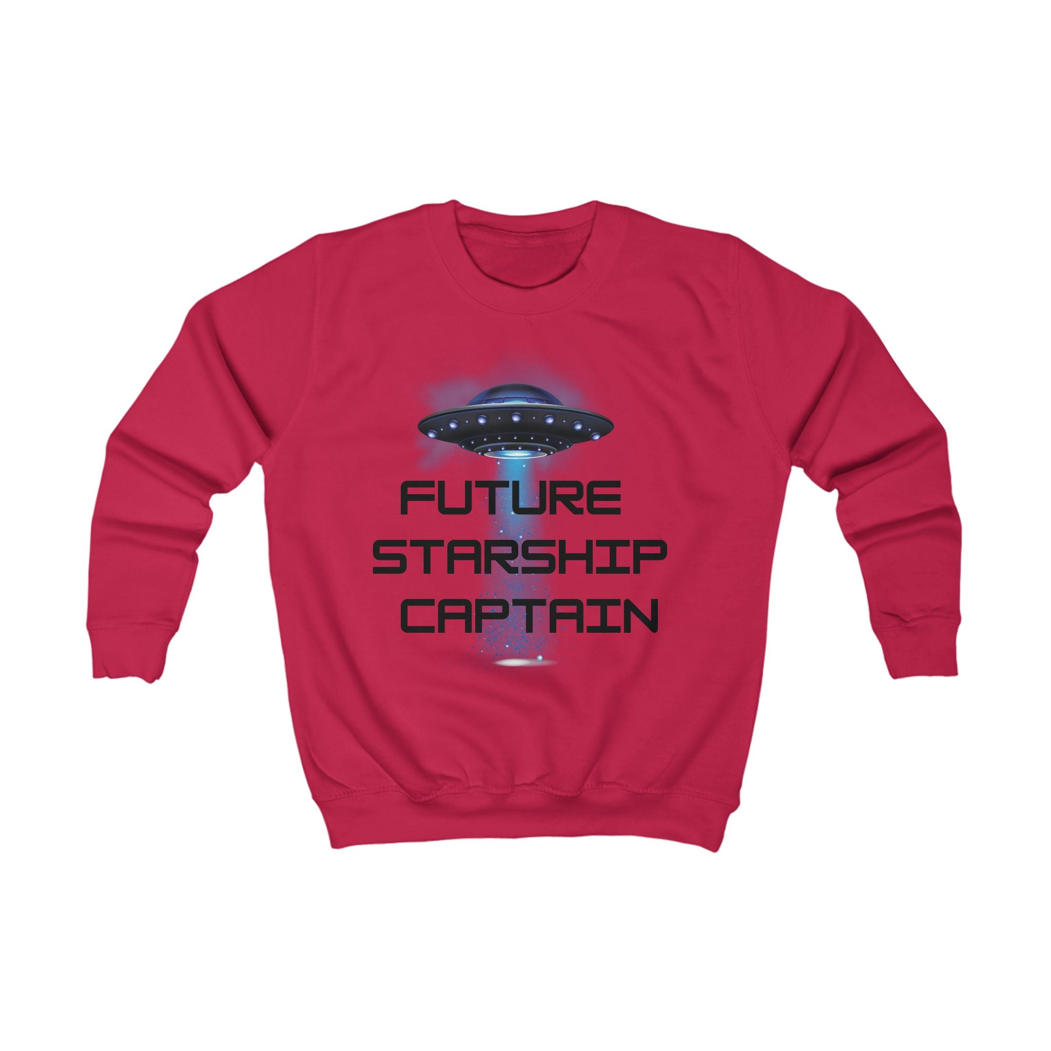 Future Starship Captain Sweatshirt for Kids — Space Graphic Pullover - Mutantur Labs LLC