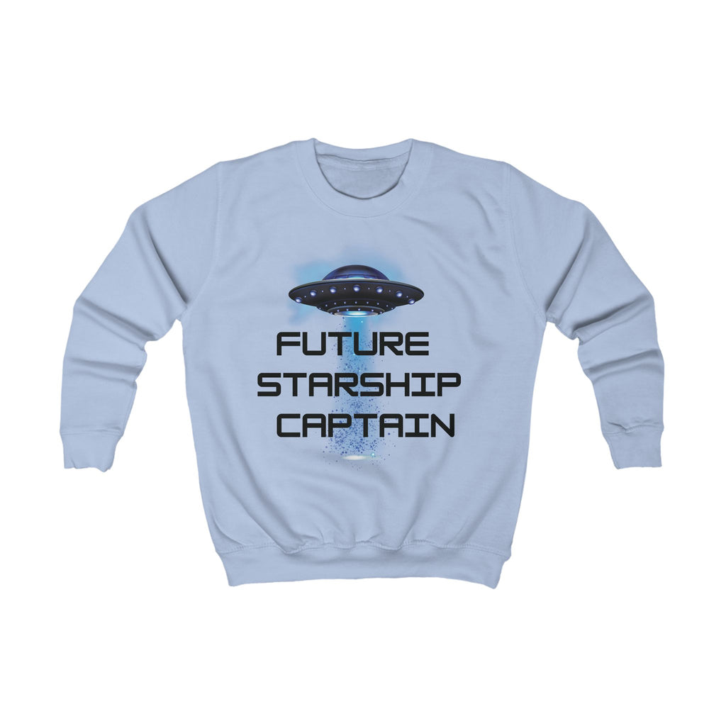 Future Starship Captain Sweatshirt for Kids — Space Graphic Pullover - Mutantur Labs LLC