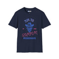 Aim to Misbehave skull cowboy graphic tee, product shot
