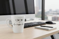 Coffee Heartbeat Mug | Minimal Funny Latte Coffee Cup - Mutantur Labs LLC