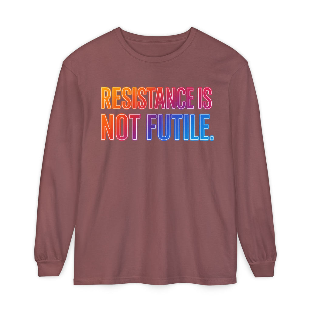 Resistance Is Not Futile Long Sleeve Tee – Rally for Freedom Shirt
