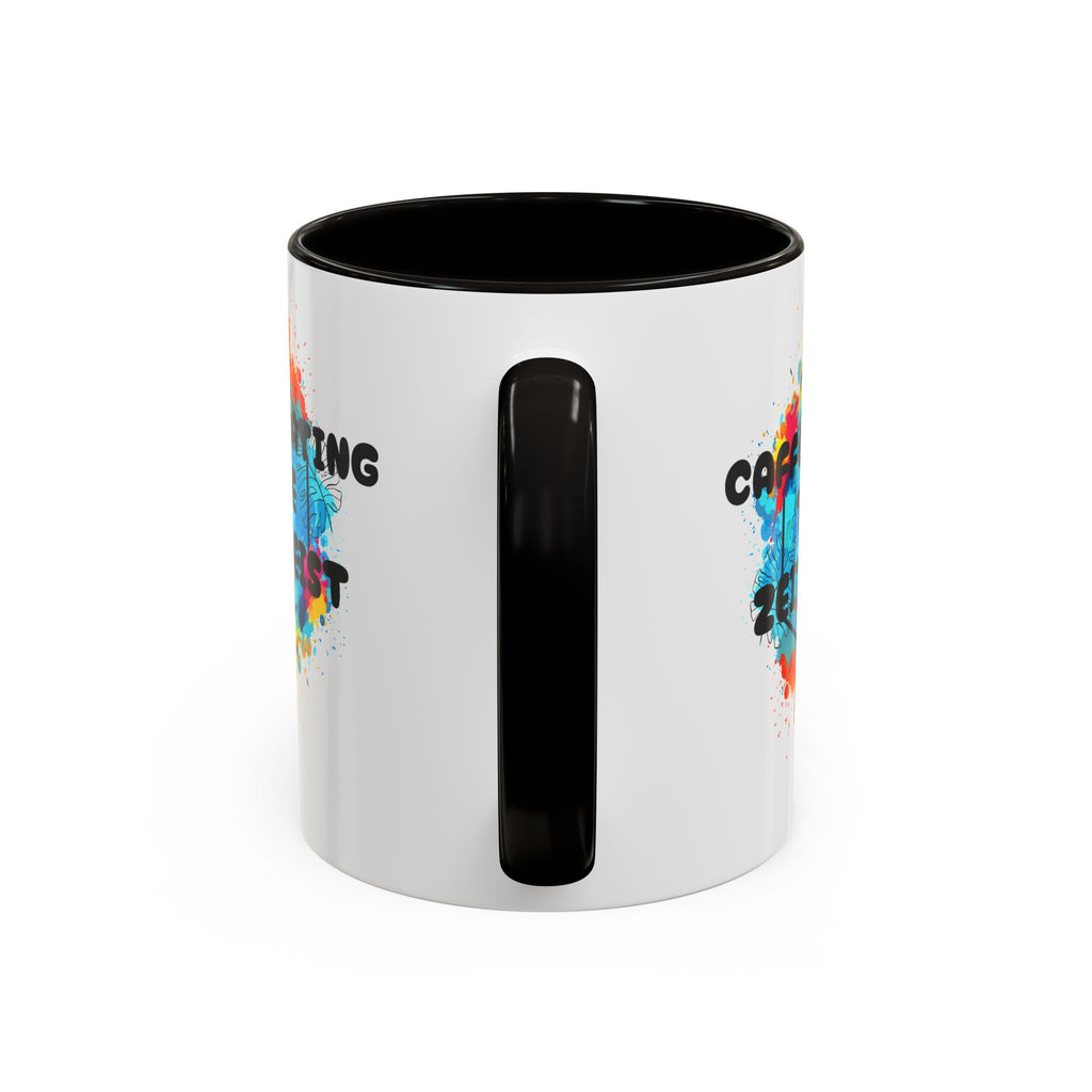 Caffeinating the Zeitgeist Mug | Funny Colorful Coffee Cup - Mutantur Labs LLC