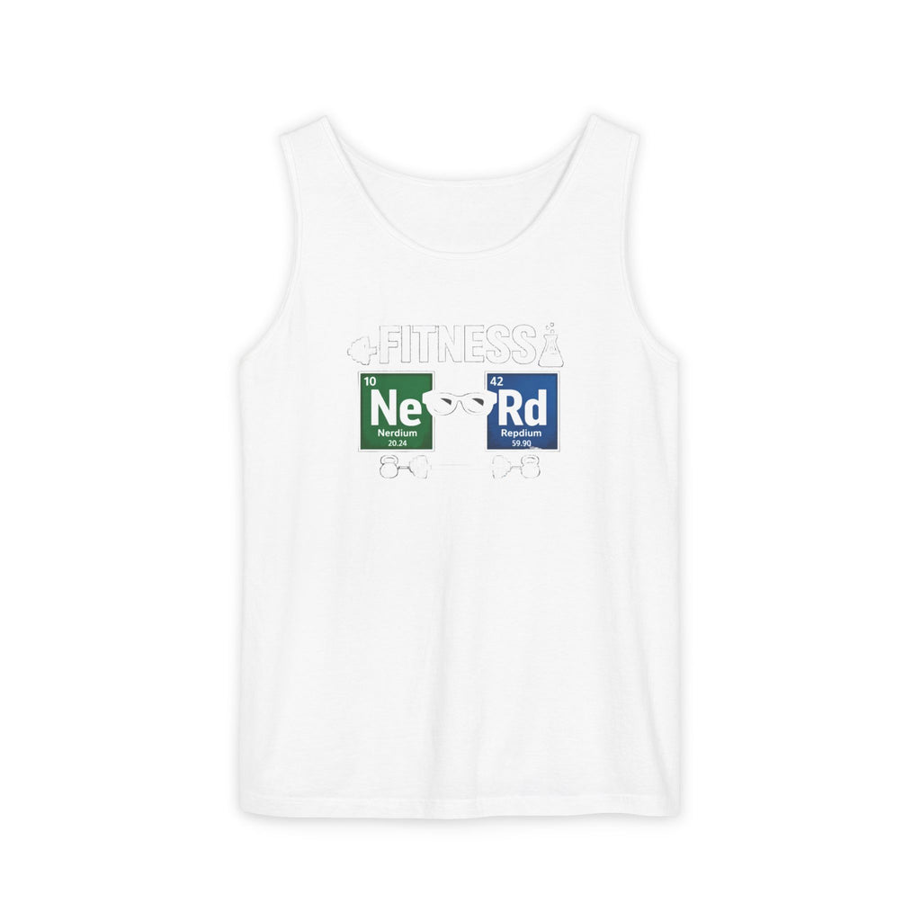 Geeky 'NeRd' Periodic Table Tank Top — Science & Fitness Nerd Graphic Tank - Mutantur Labs LLC