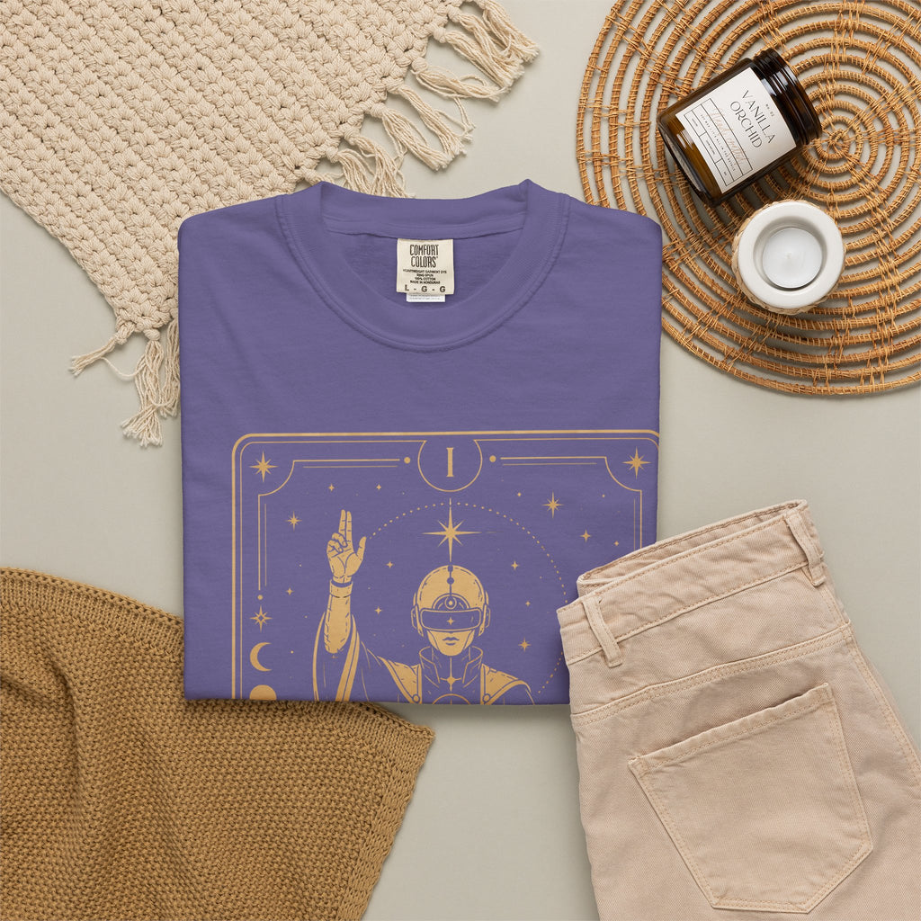 The Magician Tarot T-Shirt — Future Arcana Comfort Colors Graphic Tee