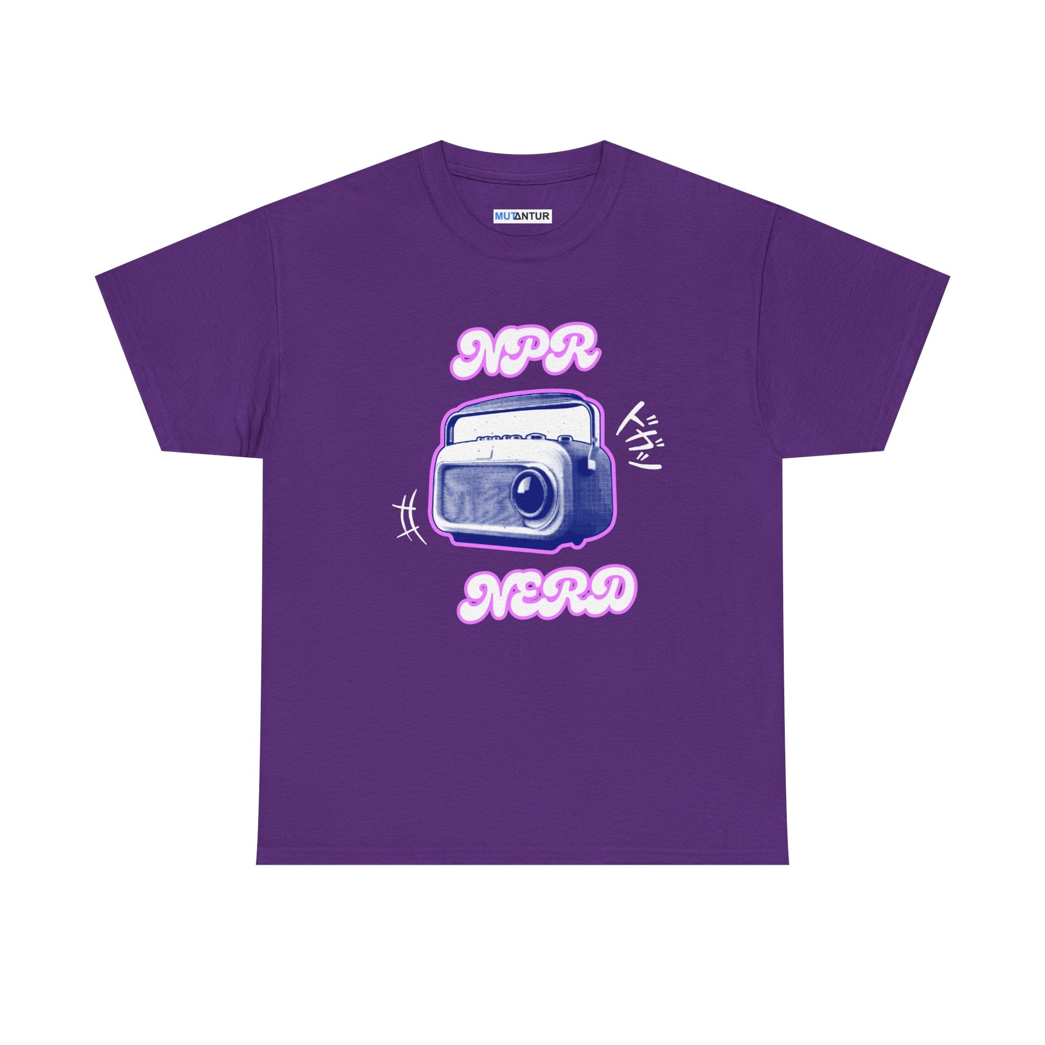 NPR Nerd T-Shirt | Retro Radio Graphic Tee - Mutantur Labs LLC