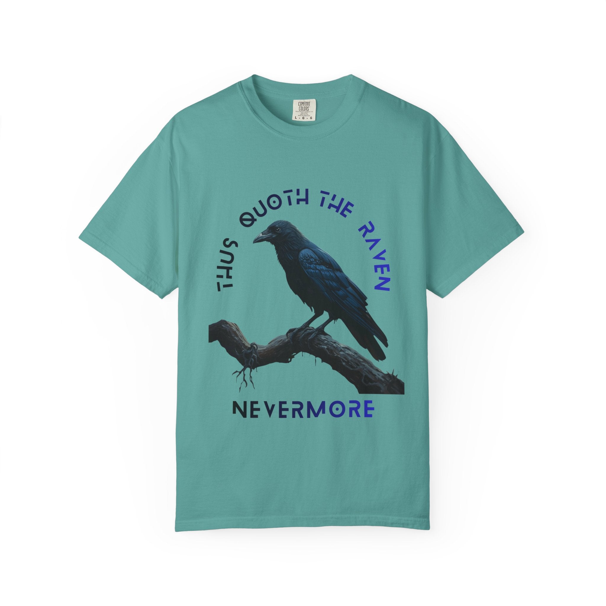 Quoth the Raven Nevermore T-shirt | Poe Literary Raven Tee - Mutantur Labs LLC