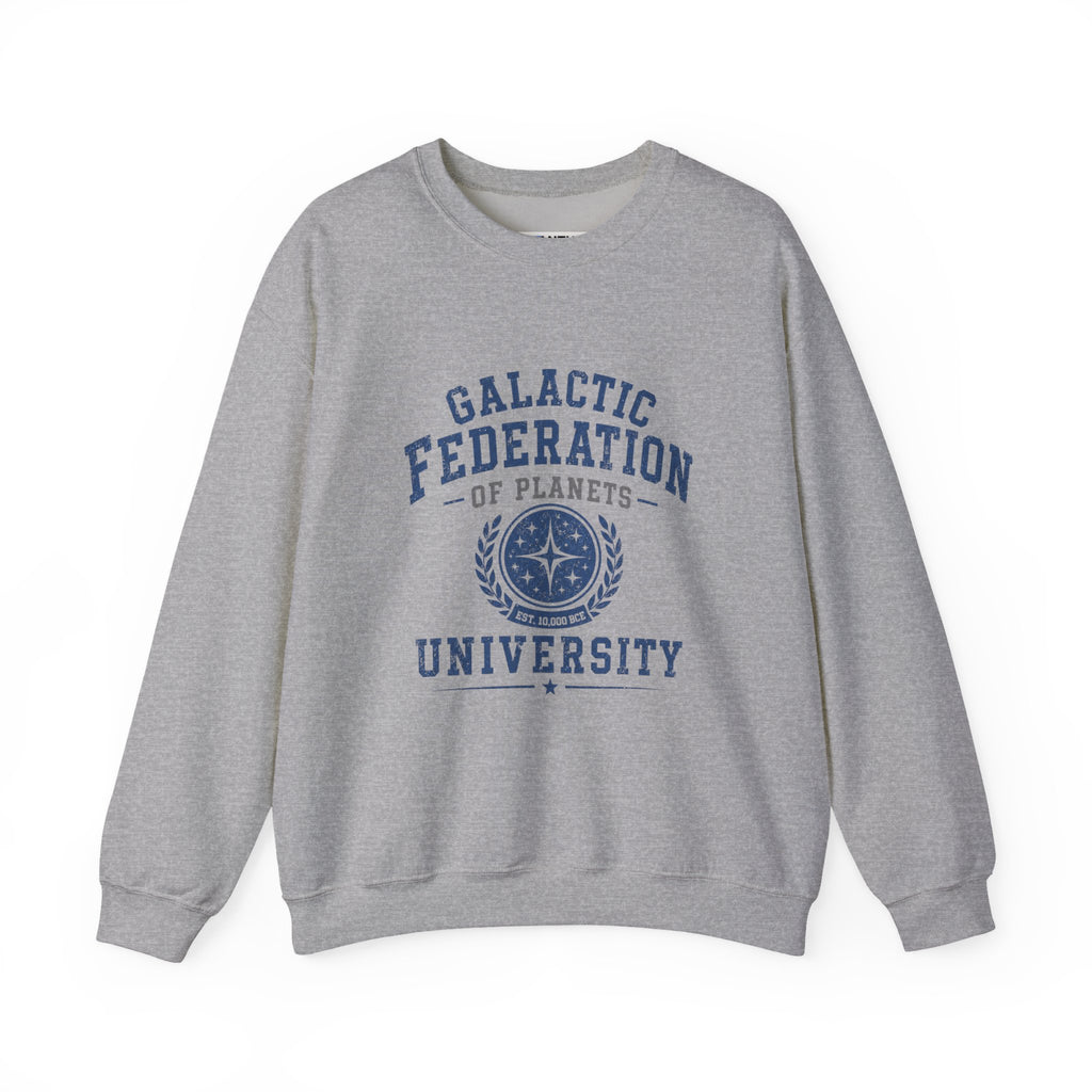 Galactic Federation University Crewneck Sweatshirt - Mutantur Labs LLC