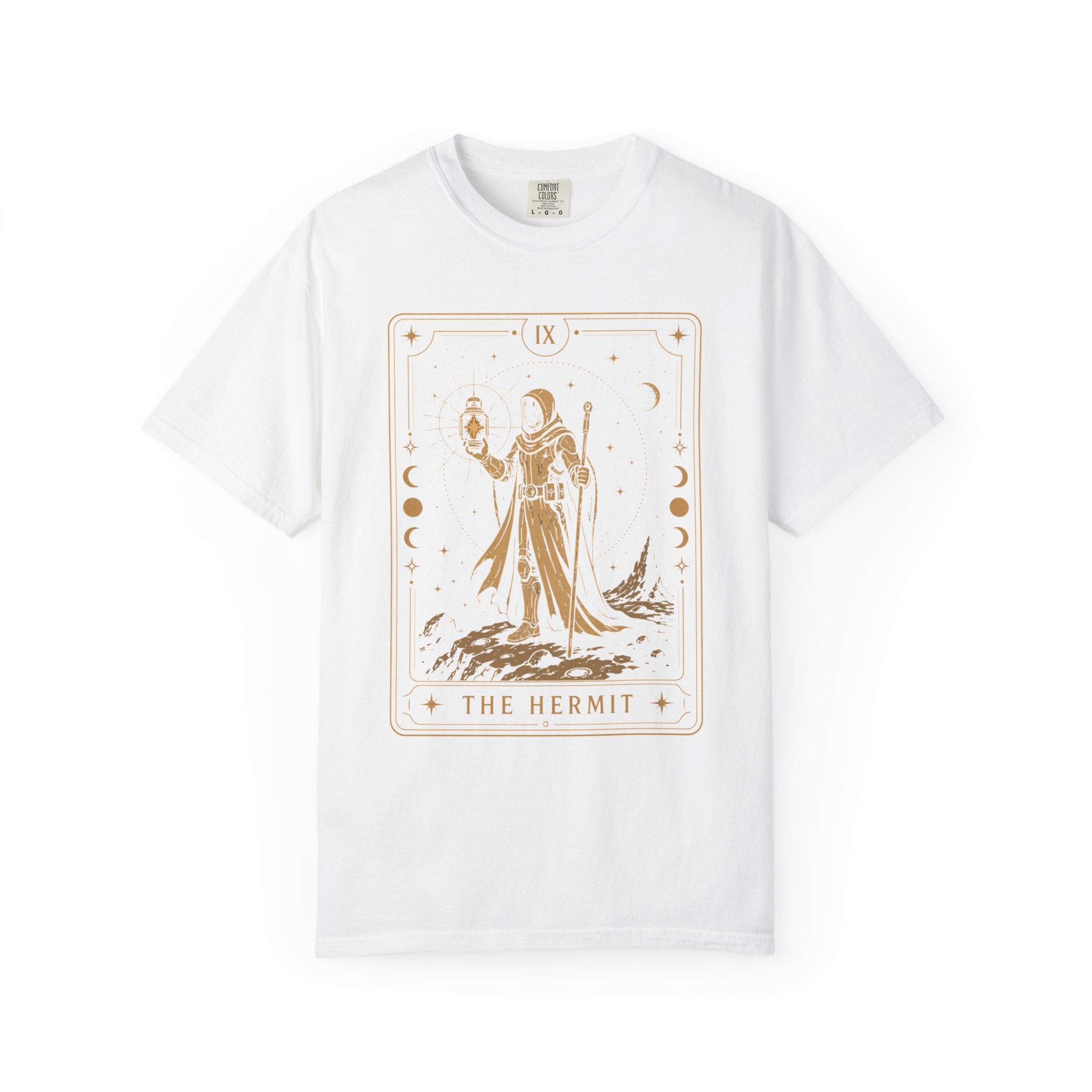 The Hermit Tarot T-Shirt | Comfort Colors Sci-Fi Tarot Graphic Tee