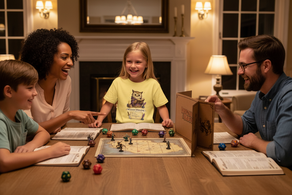 Winston Wisewing Cute Sorcerer Owl Kids Character Tee