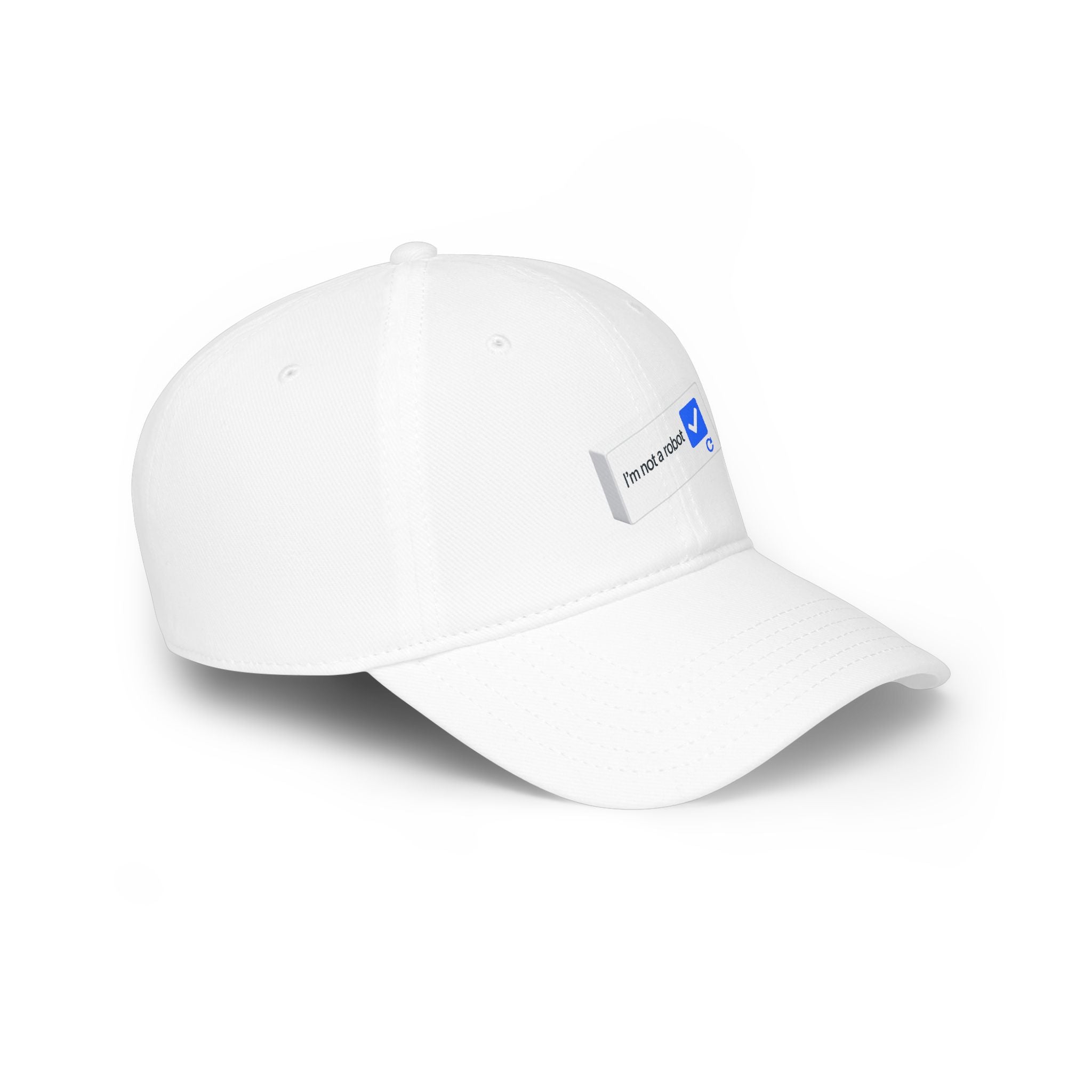 I'm Not a Robot checkbox cap | Low Profile Baseball Cap - Mutantur Labs LLC