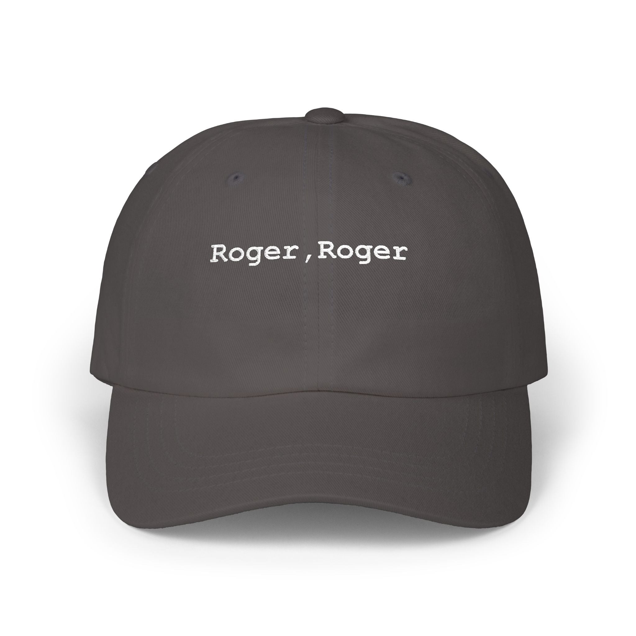 Roger, Roger Dad Cap Embroidered Airplane movie Phrase Baseball Hat - Mutantur Labs LLC