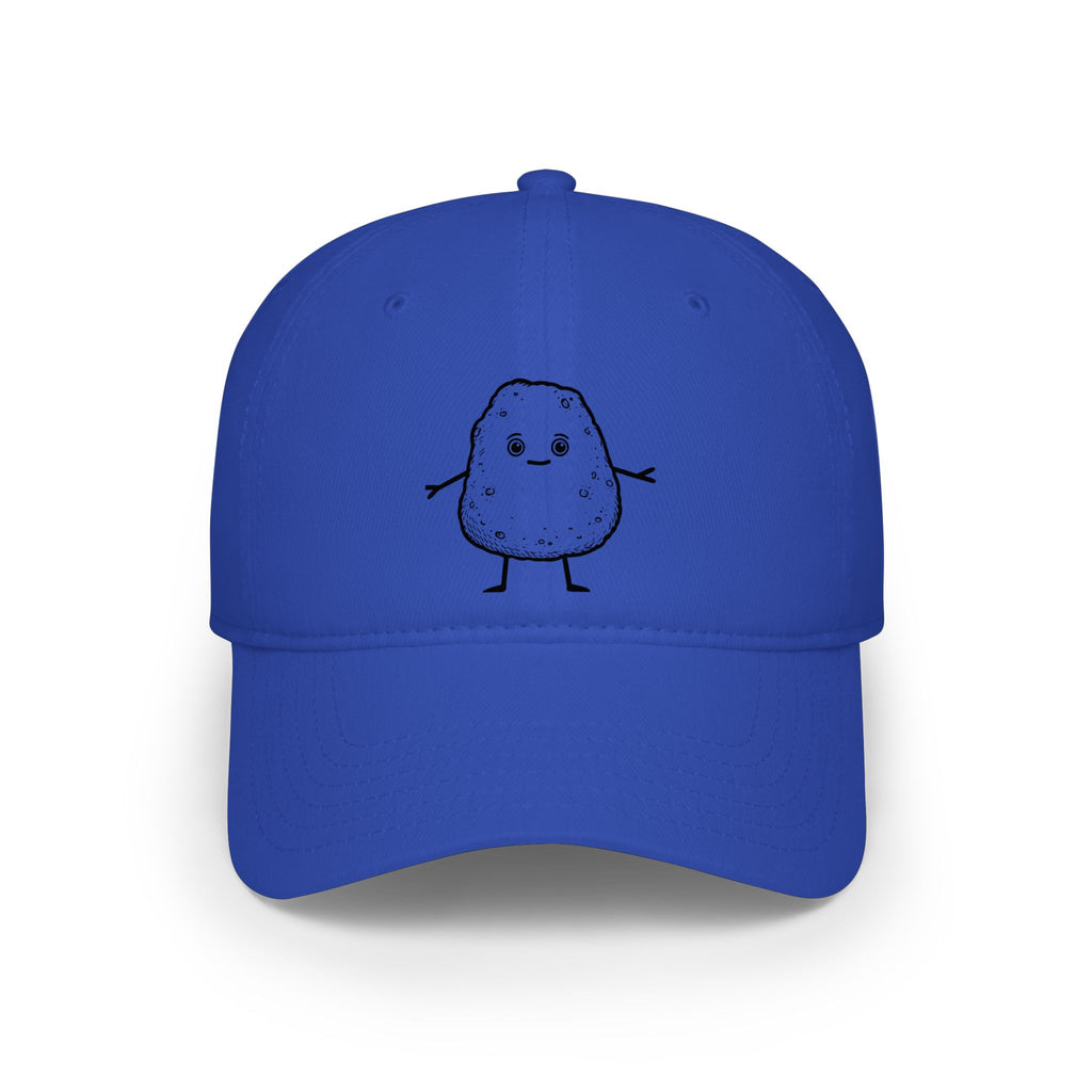 Cute Potato Character Cap – Red Low Profile Baseball Hat - Mutantur Labs LLC