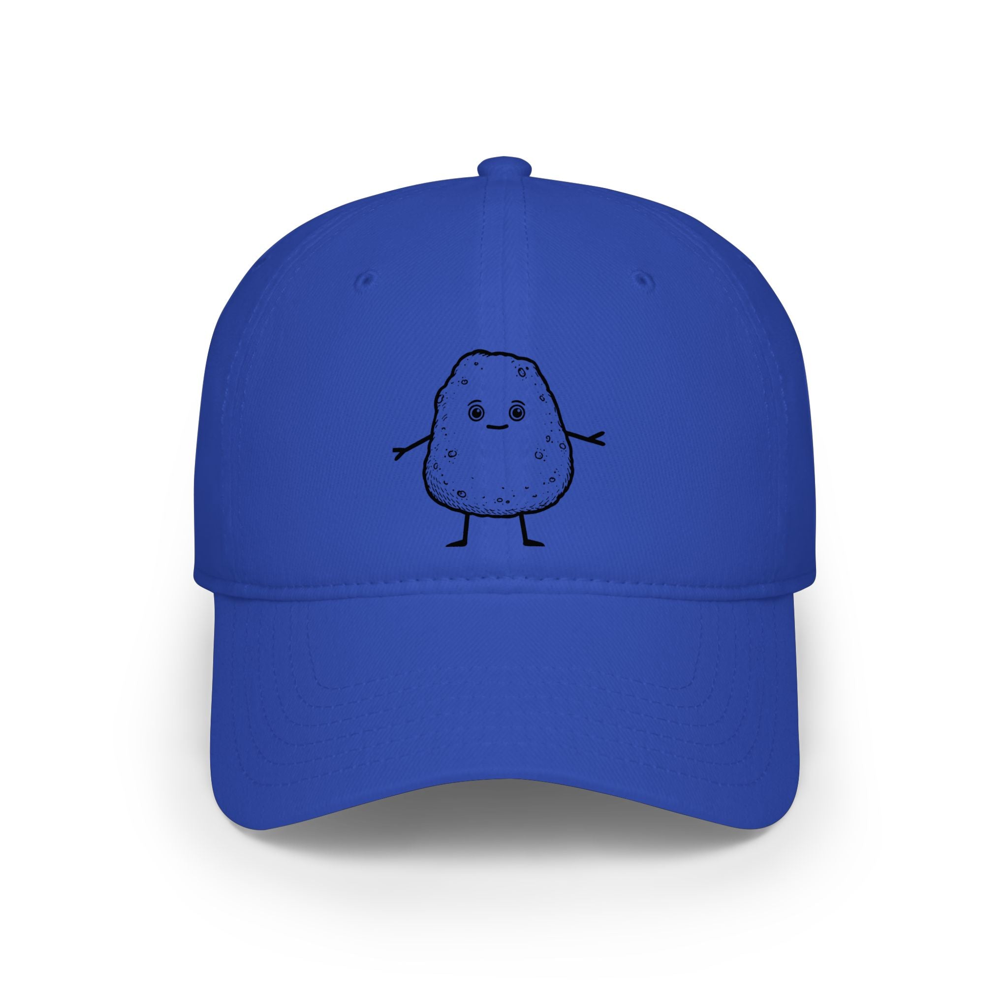 Cute Potato Character Cap – Red Low Profile Baseball Hat - Mutantur Labs LLC