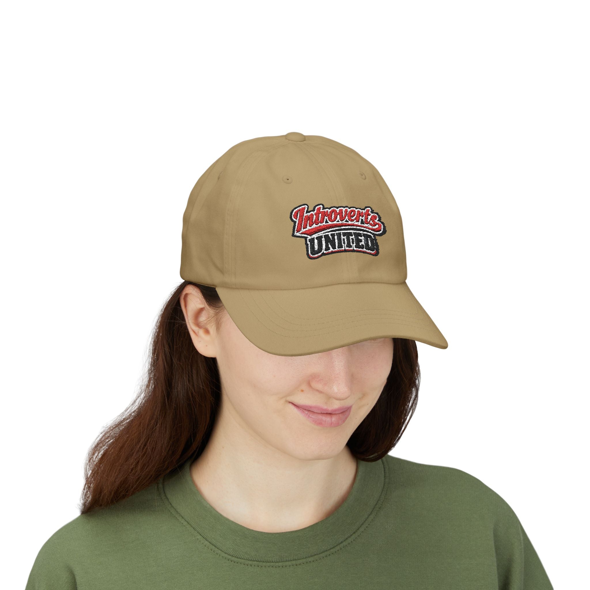 Introverts United Dad Cap | Embroidered Baseball Hat - Mutantur Labs LLC