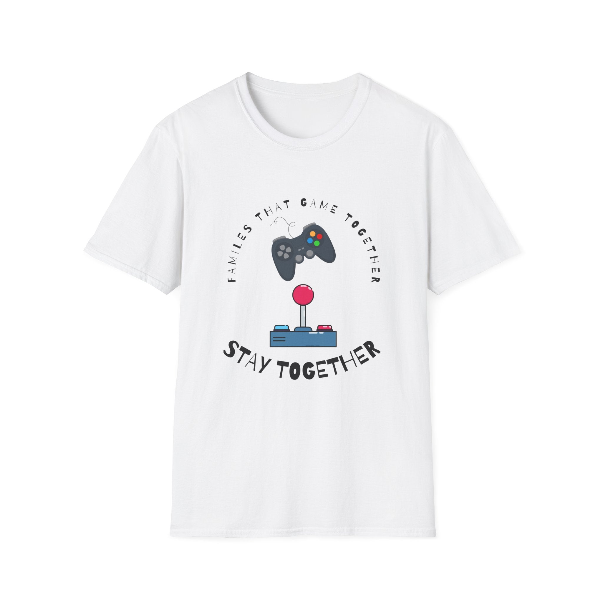 Family That Game Together Stay Together, Gamer Retro Controller Tee - Mutantur Labs LLC