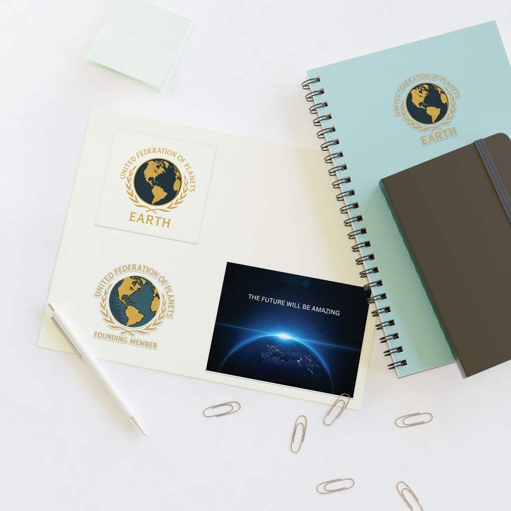 United Federation of Planets Sticker Sheets, Journal Accessories,