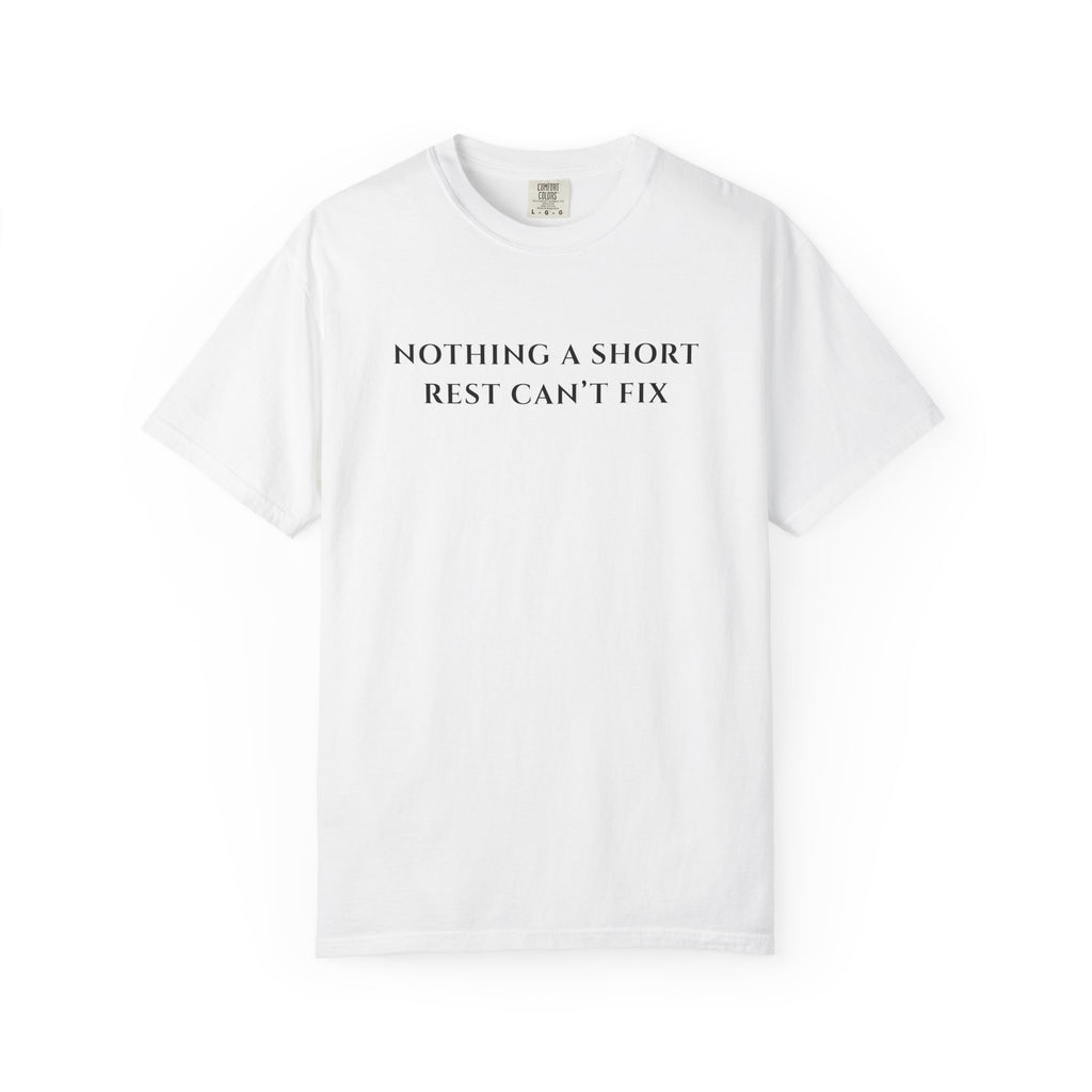 Nothing a Short Rest Can't Fix funny D and D Comfort Colors tee - Mutantur Labs LLC