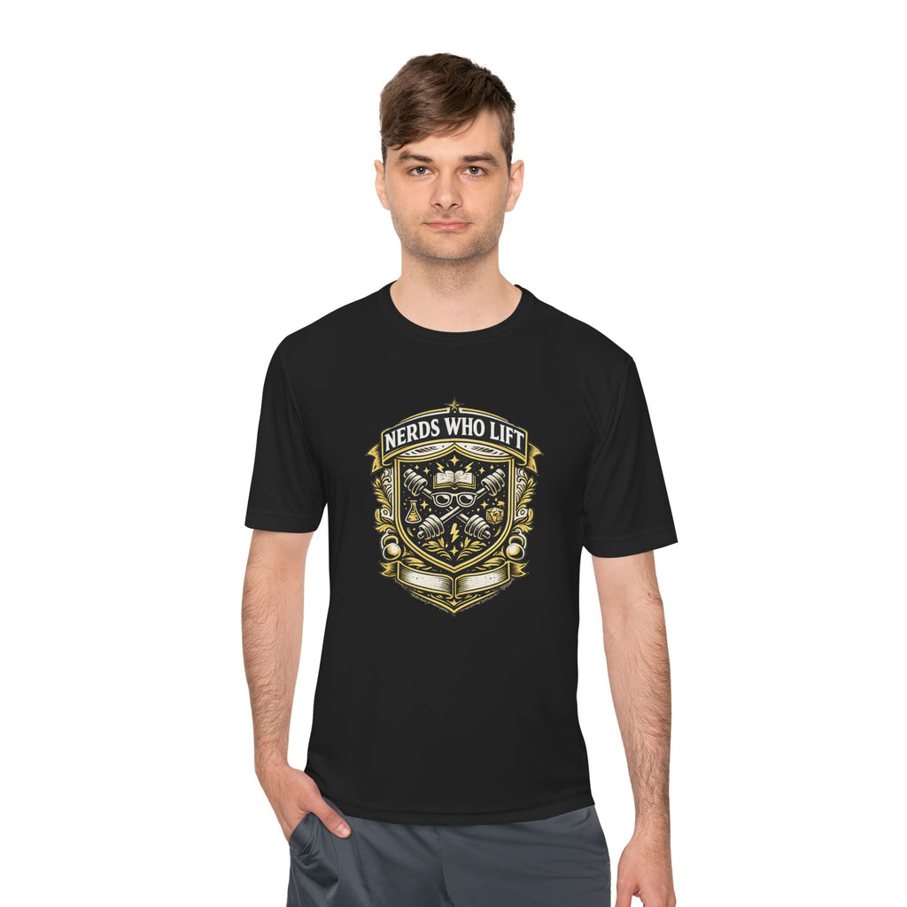 Nerds Who Lift Unisex Moisture Wicking Tee - Mutantur Labs LLC