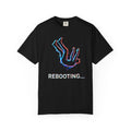 Rebooting T-Shirt | Funny Falling Figure Graphic Tee - Mutantur Labs LLC