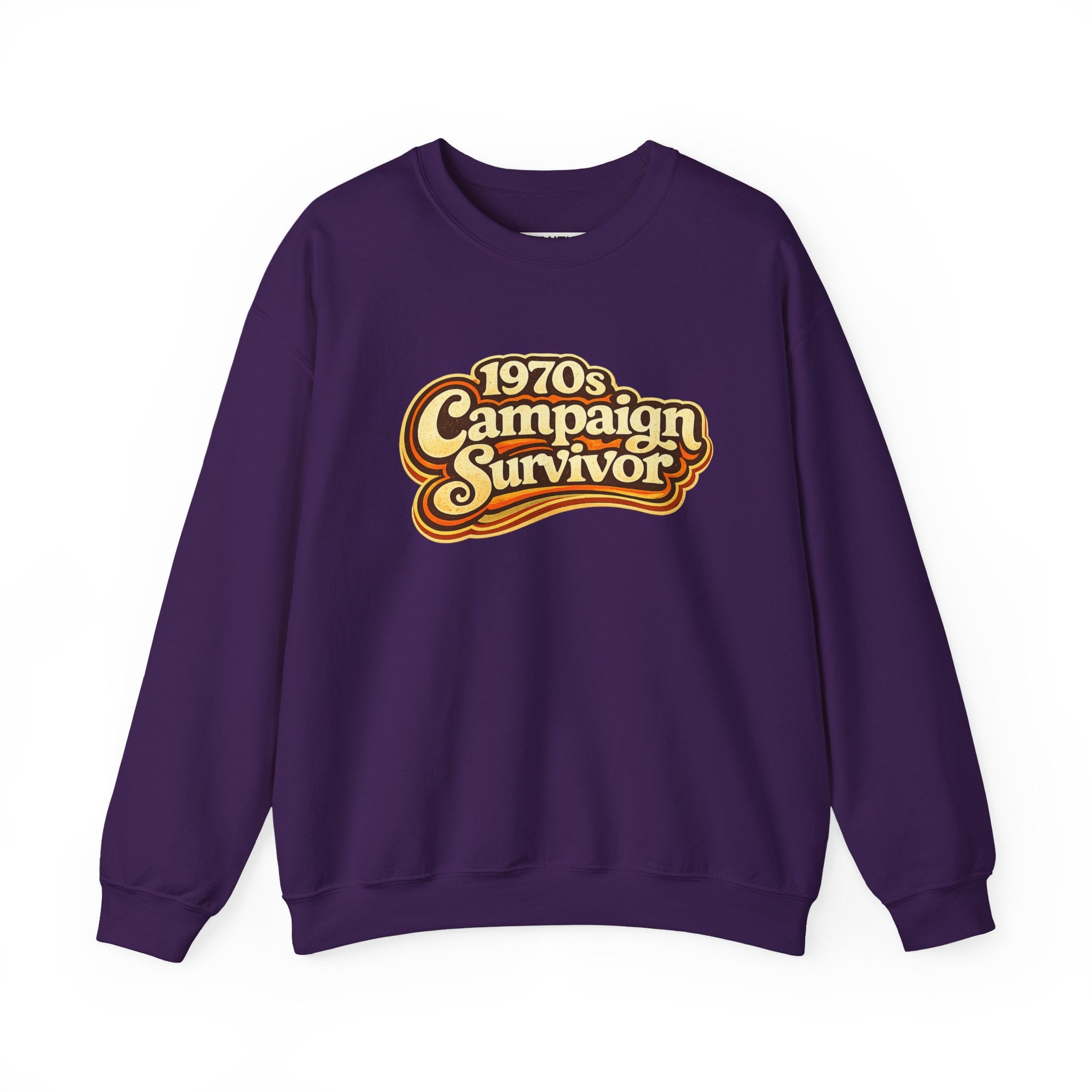1970's Campaign Survivor Sweatshirt — Funny Tabletop RPG Crewneck for Gamers - Mutantur Labs LLC