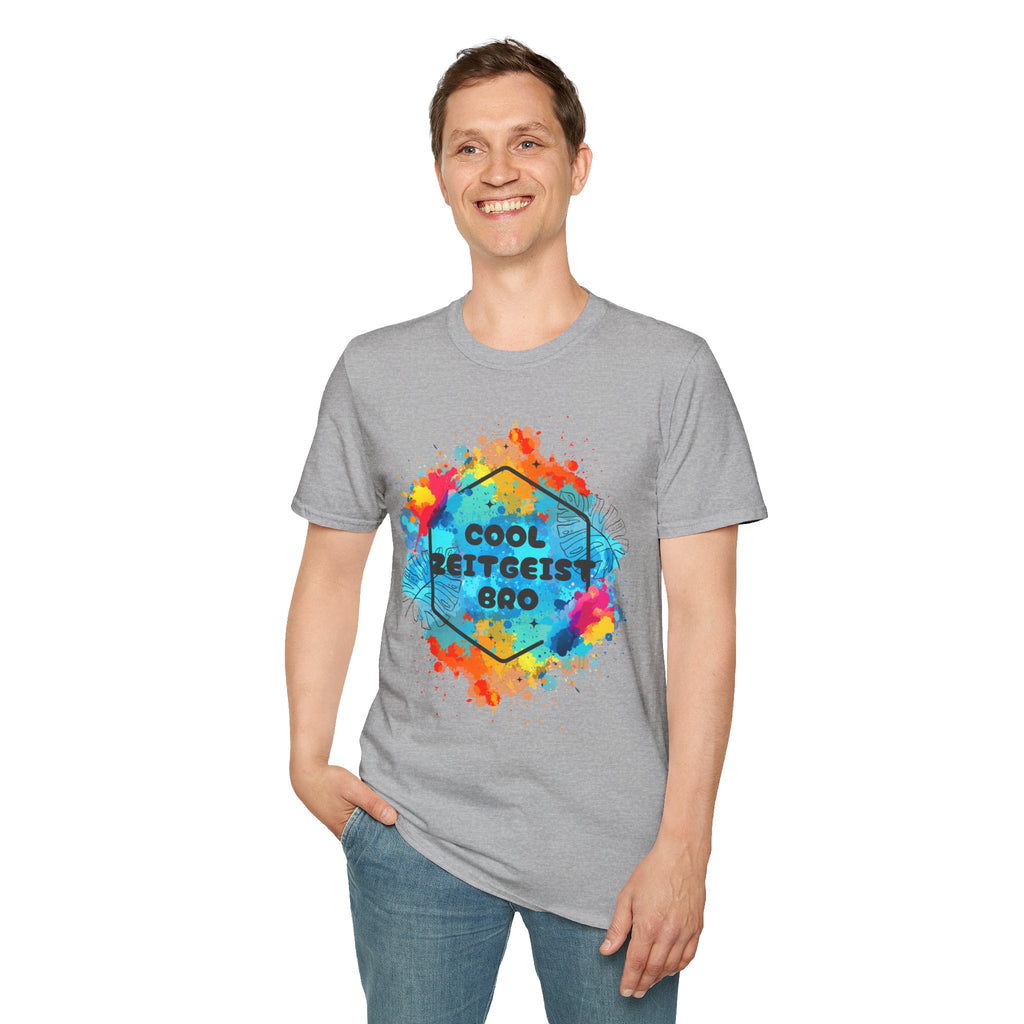 Cool Zeitgeist Bro Shirt Funny Colorful Graphic Tee for Word Nerds - Mutantur Labs LLC