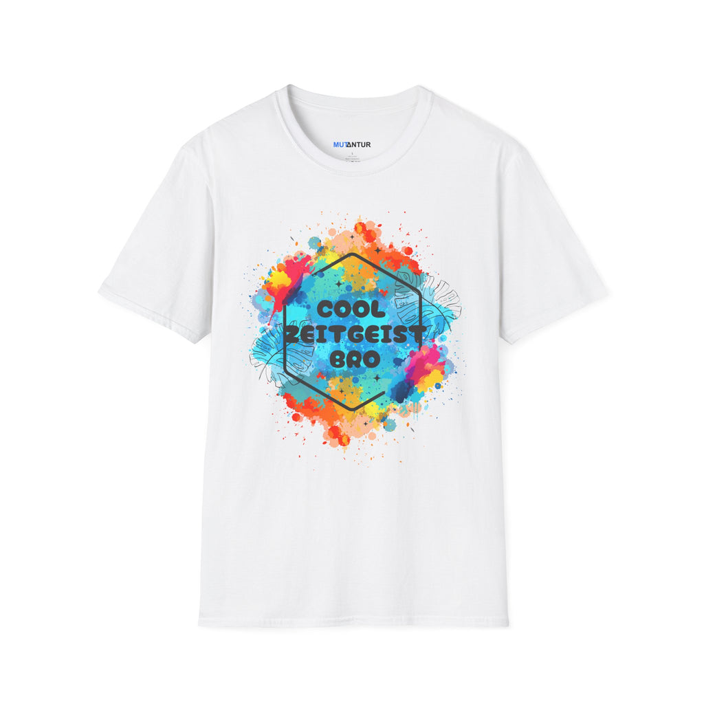 Cool Zeitgeist Bro Shirt Funny Colorful Graphic Tee for Word Nerds - Mutantur Labs LLC