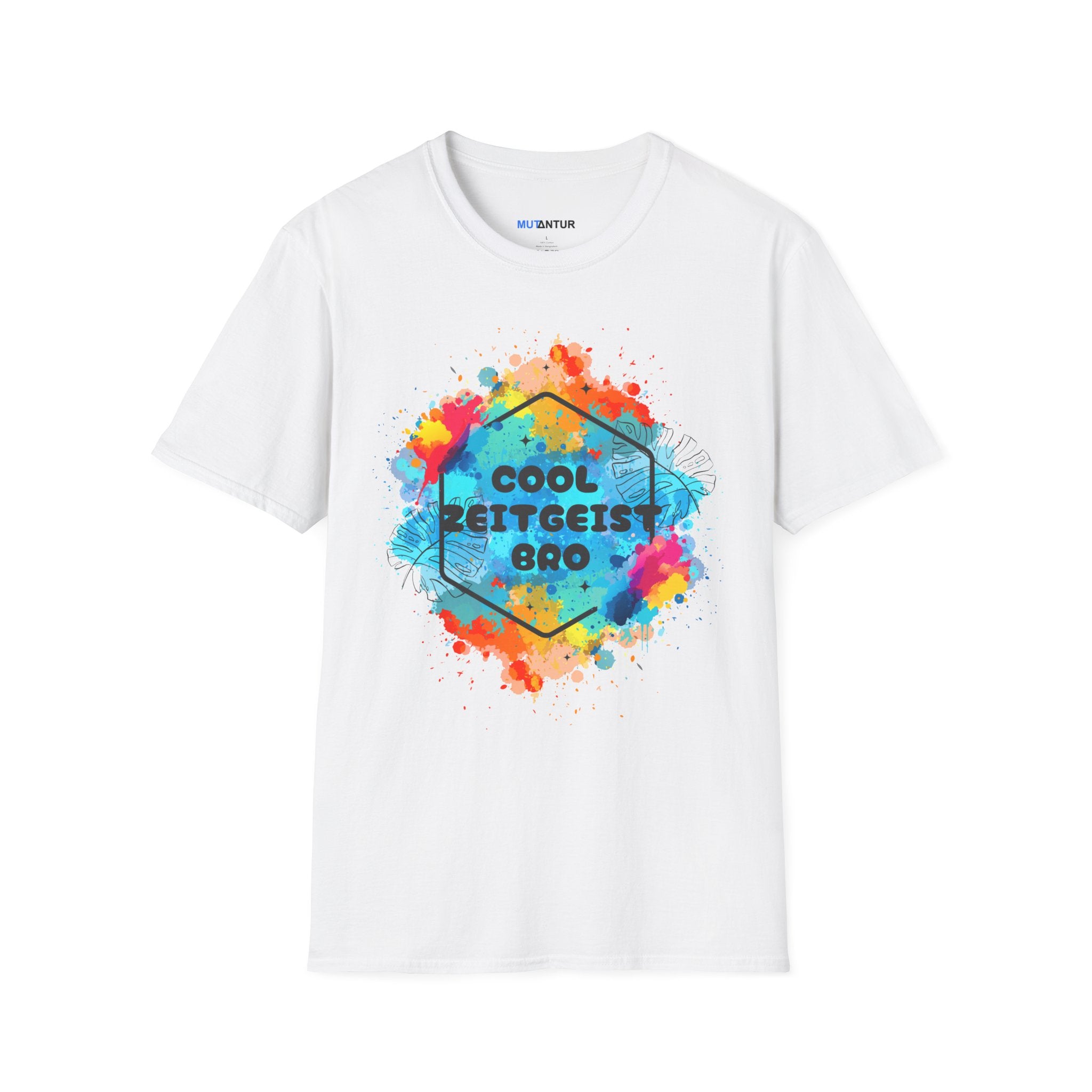 Cool Zeitgeist Bro Shirt Funny Colorful Graphic Tee for Word Nerds - Mutantur Labs LLC