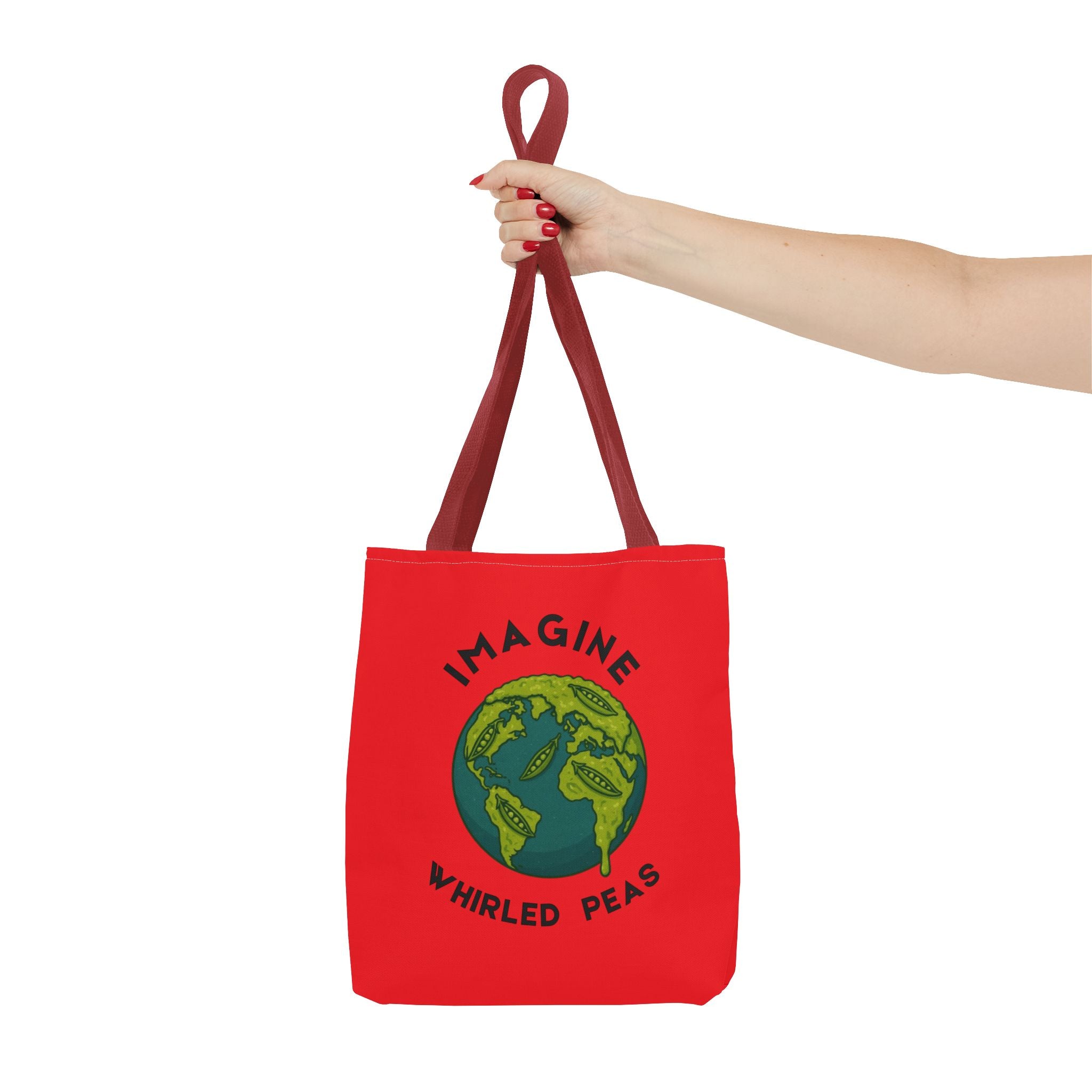 Imagine Whirled Peas Eco-Friendly Tote Bag - Mutantur Labs LLC