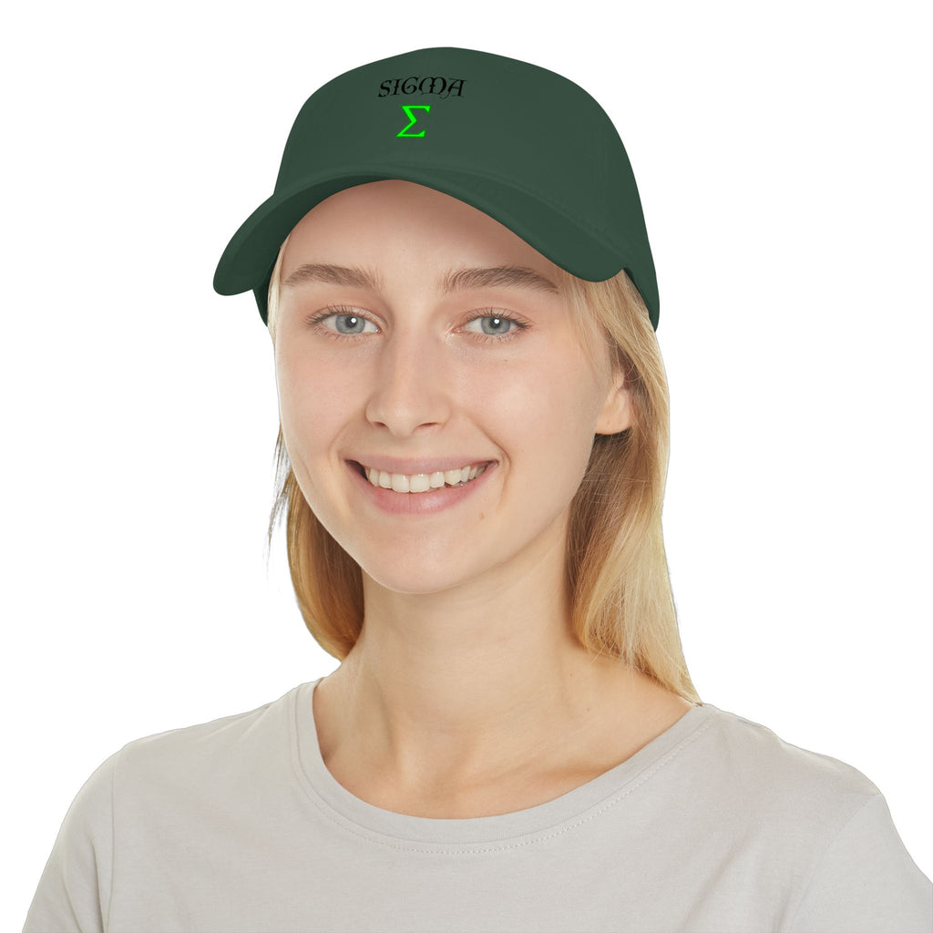 Sigma Baseball Cap – Greek Letter Σ Low-Profile Hat - Mutantur Labs LLC