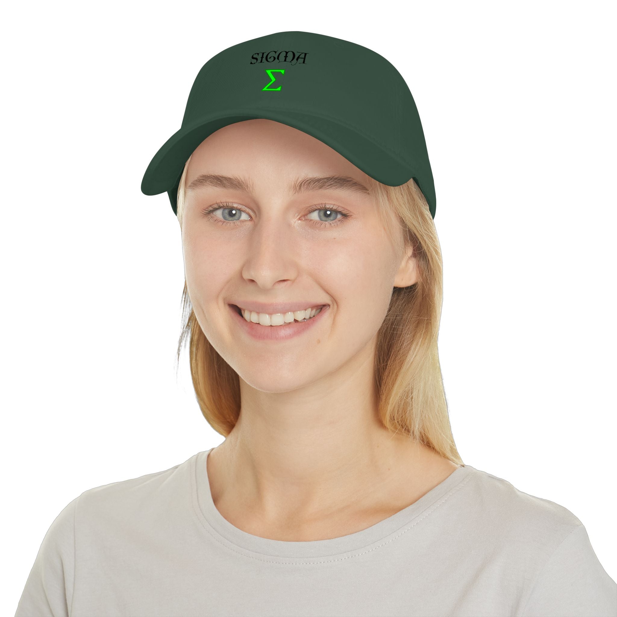 Sigma Baseball Cap – Greek Letter Σ Low-Profile Hat - Mutantur Labs LLC