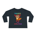 Kindness Is a Superpower Toddler Long Sleeve Tee | Hedgehog Superhero Graphic - Mutantur Labs LLC
