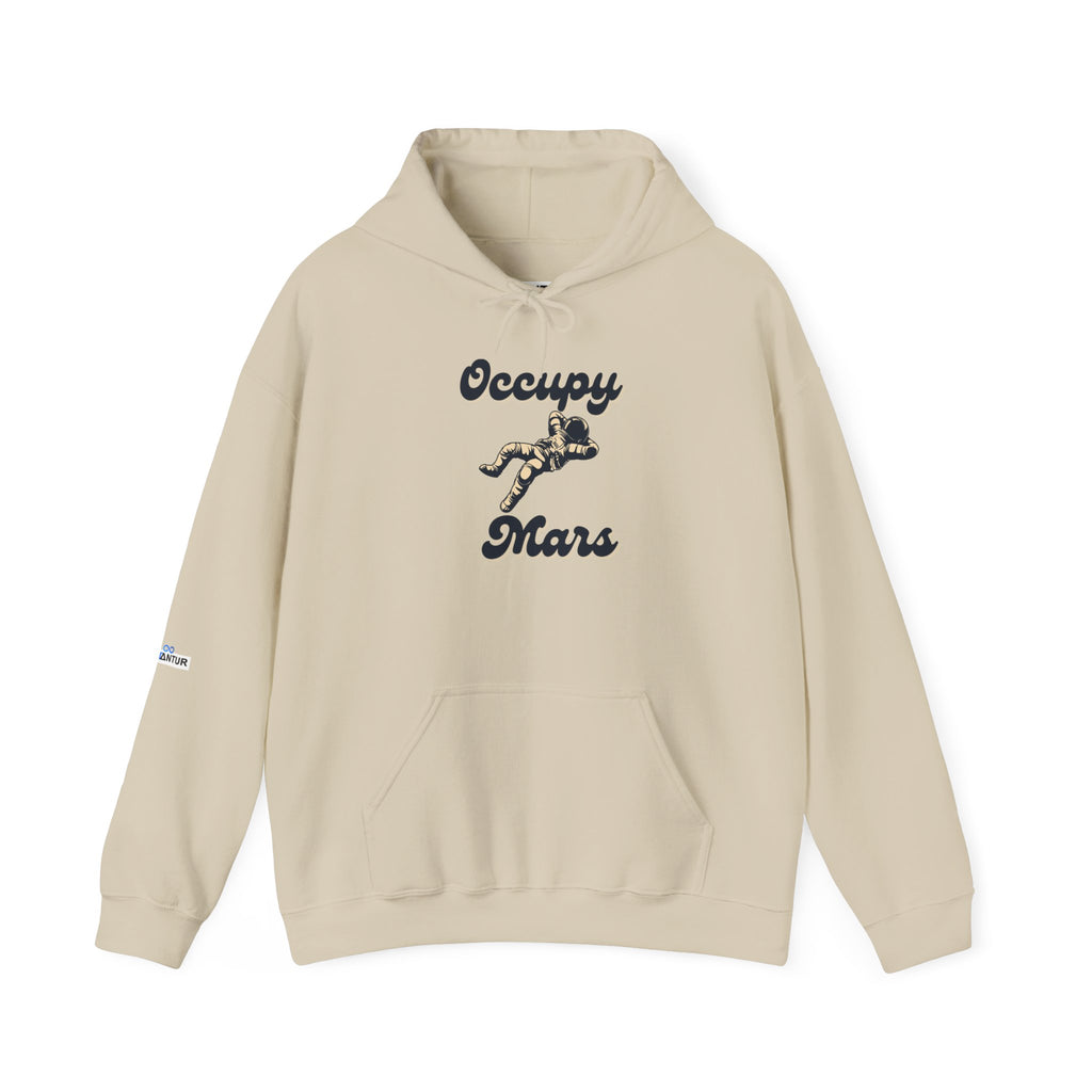 Occupy Mars Casual Statement Hoodie -, Unisex Sweatshirt - Mutantur Labs LLC