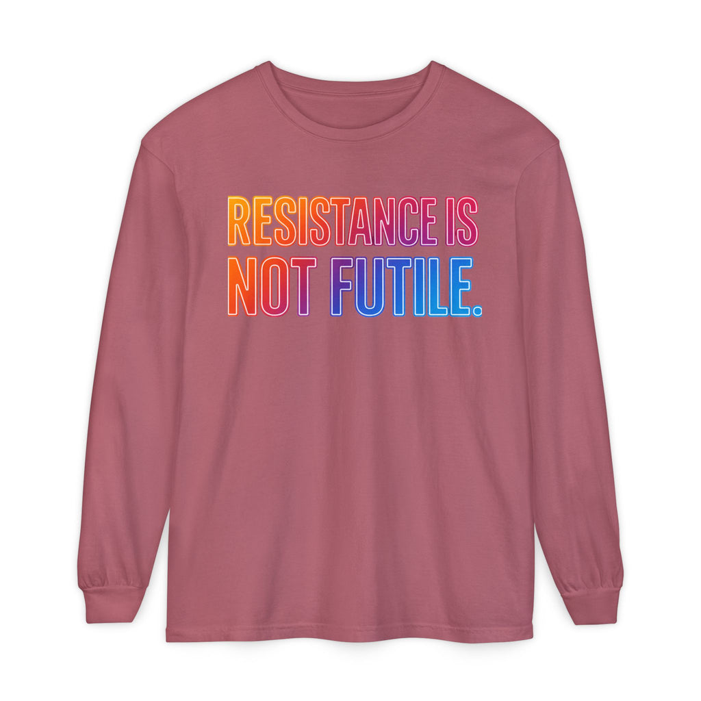 Resistance Is Not Futile Long Sleeve Tee – Rally for Freedom Shirt