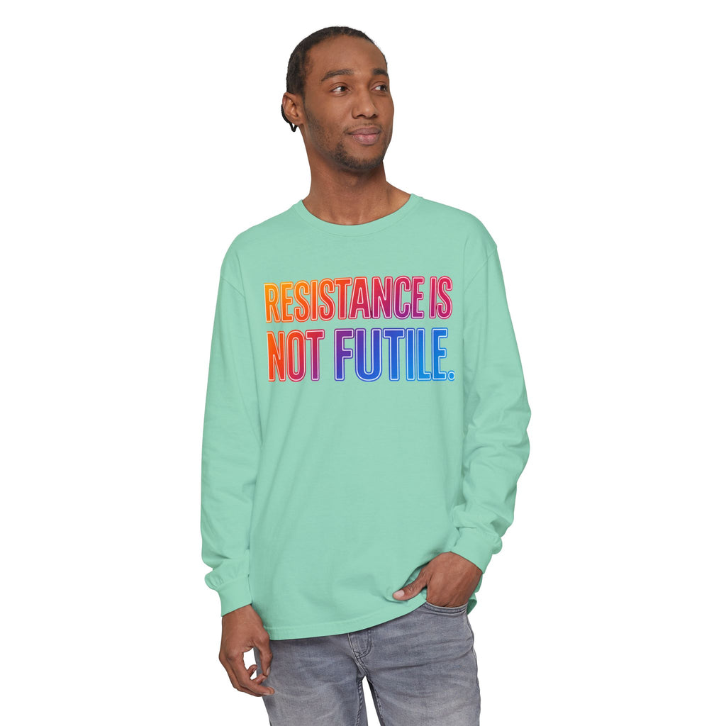Resistance Is Not Futile Long Sleeve Tee – Rally for Freedom Shirt