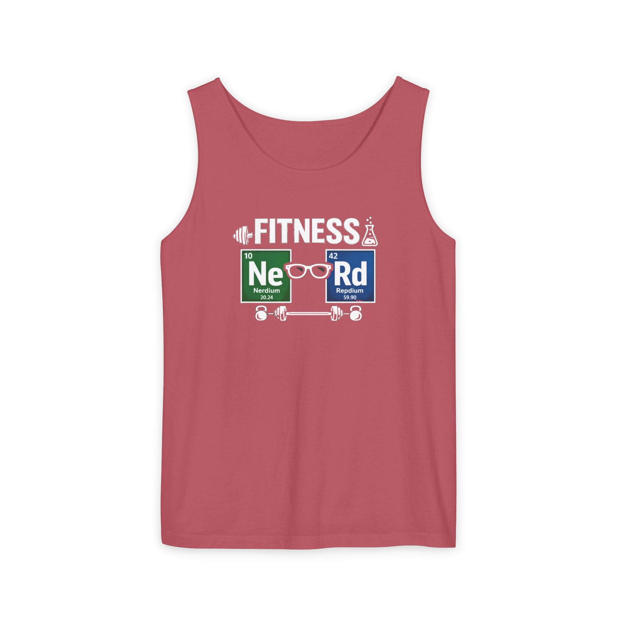 Geeky 'NeRd' Periodic Table Tank Top — Science & Fitness Nerd Graphic Tank - Mutantur Labs LLC