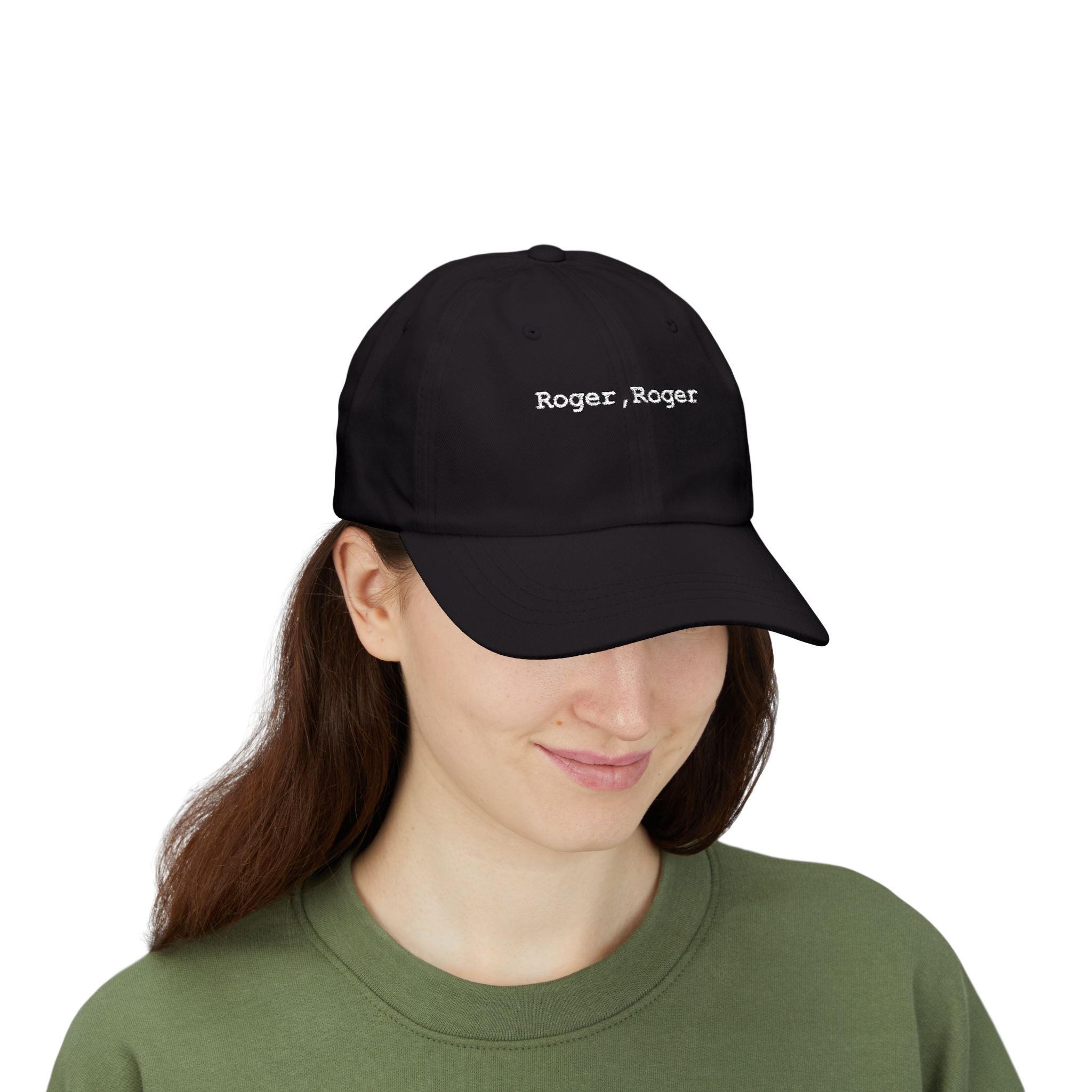 Roger, Roger Dad Cap Embroidered Airplane movie Phrase Baseball Hat - Mutantur Labs LLC