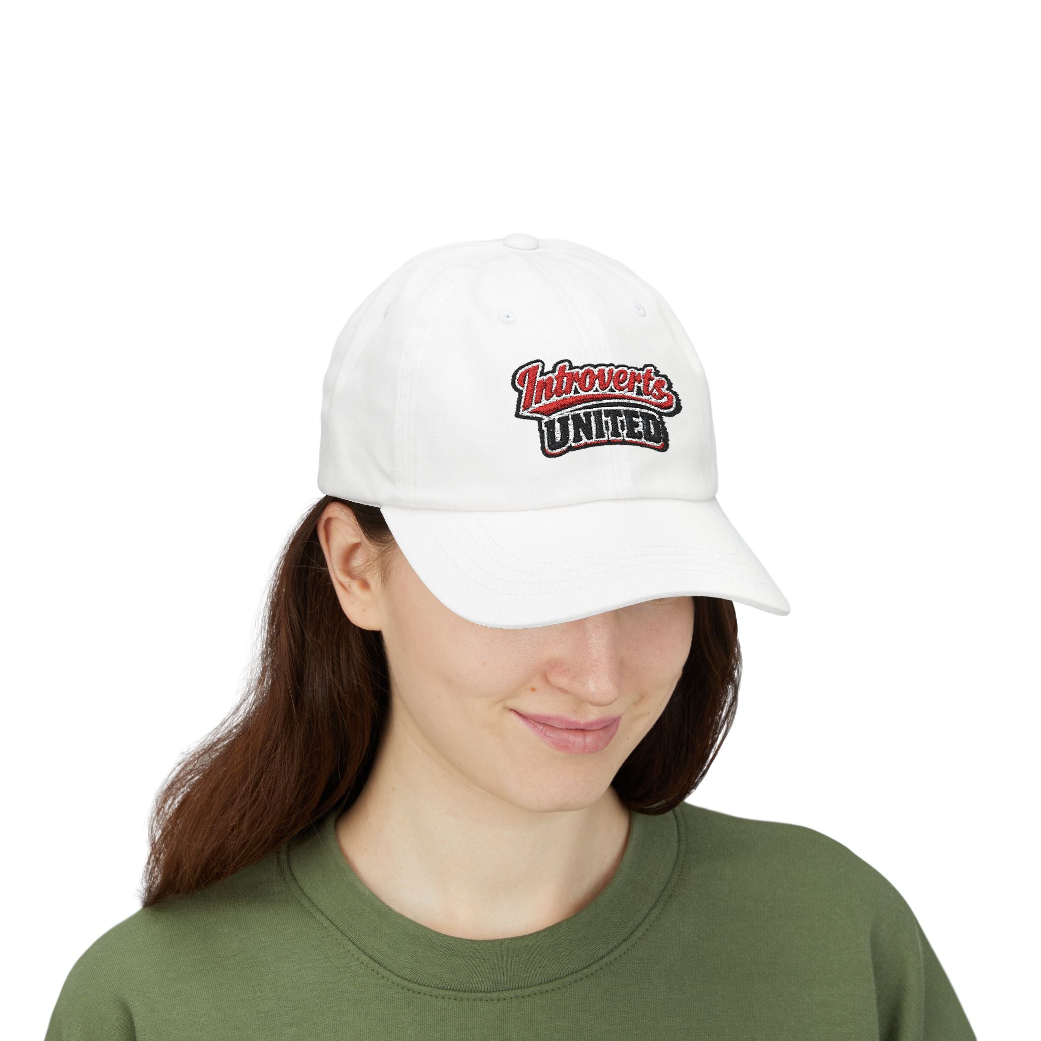 Introverts United Dad Cap | Embroidered Baseball Hat - Mutantur Labs LLC