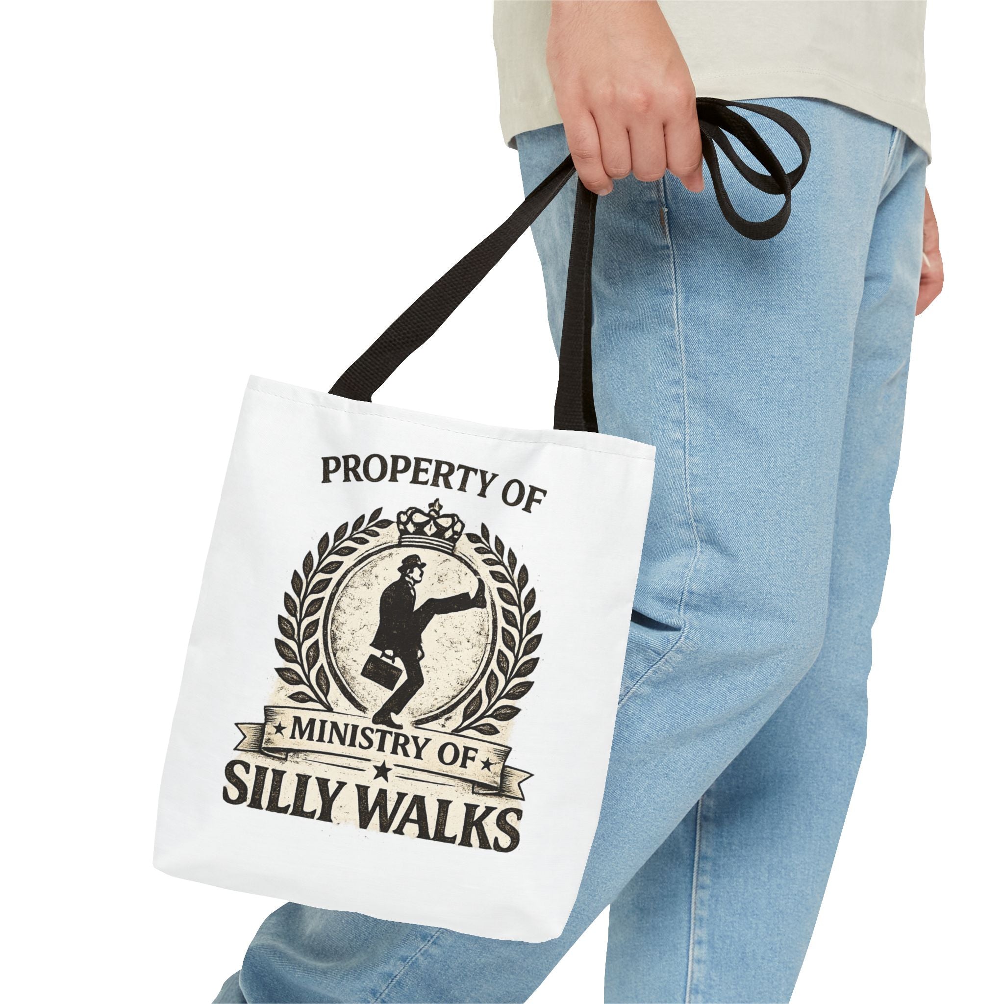 Ministry of Silly Walks Eco Friendly tote bag - Mutantur Labs LLC