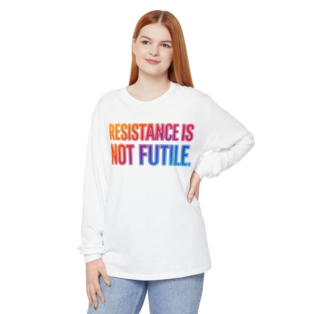 Resistance Is Not Futile Long Sleeve Tee – Rally for Freedom Shirt