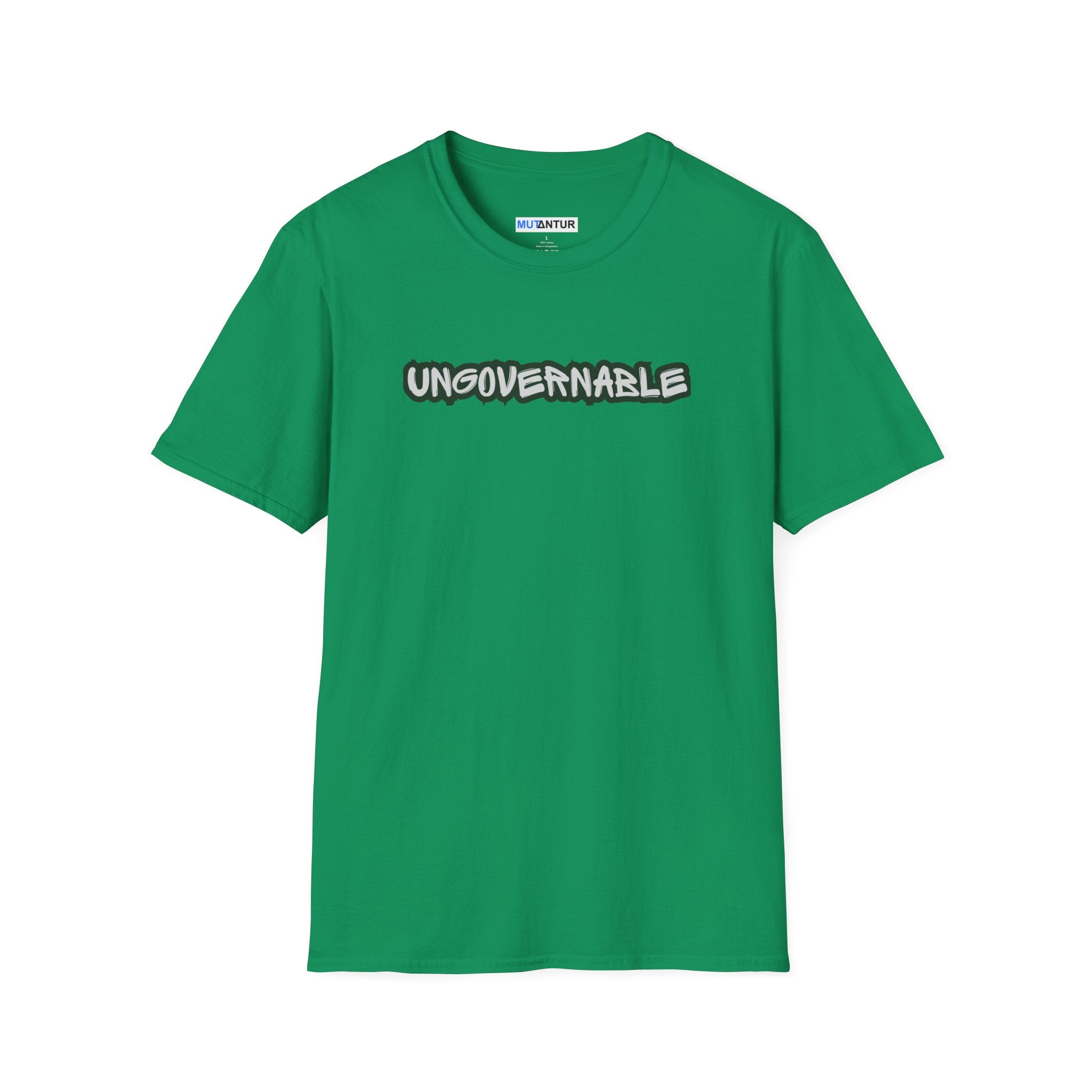 Ungovernable Graphic Tee — Bold Streetwear Statement T-Shirt - Mutantur Labs LLC