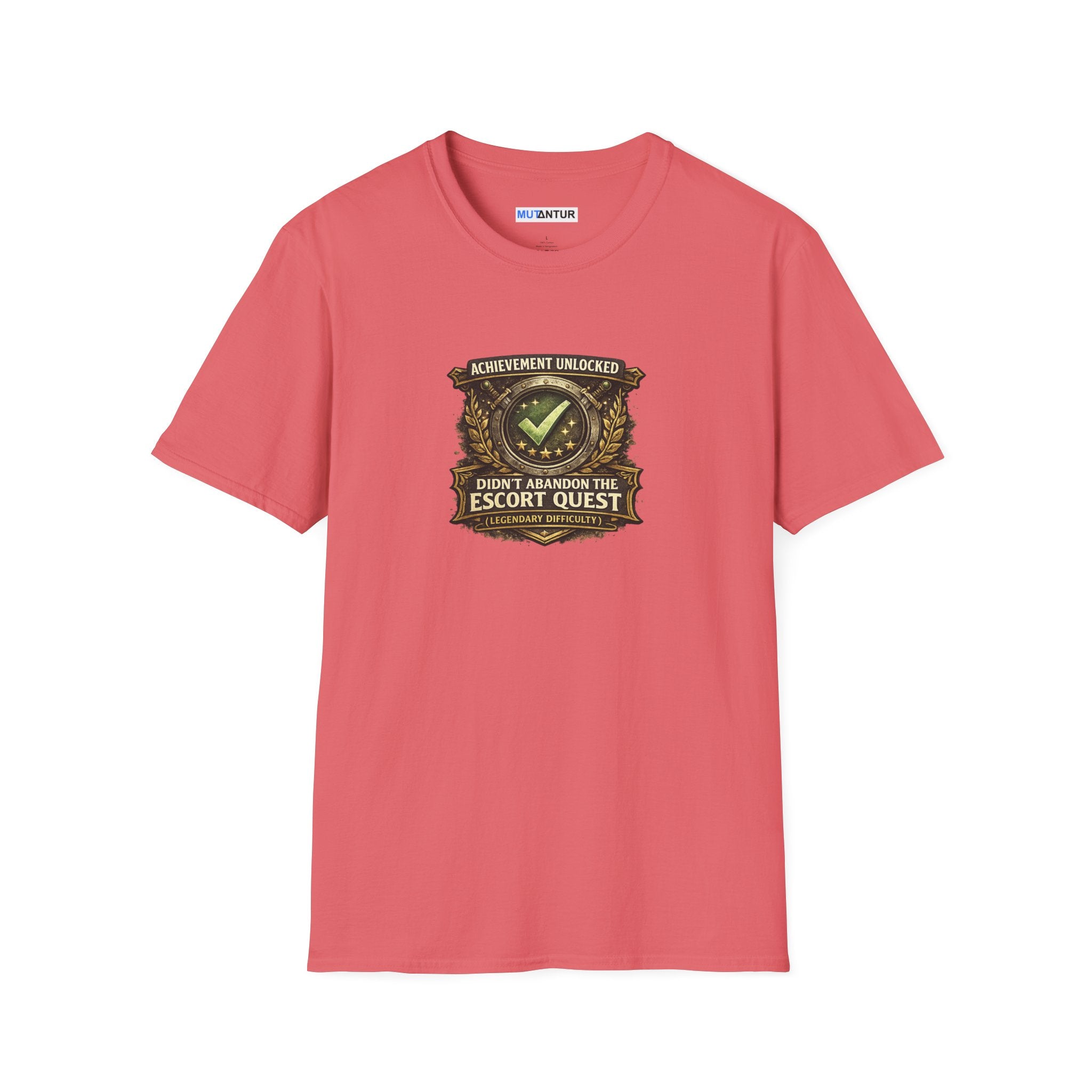 "Achievement Unlocked: Didn't Abandon the Escort Quest" Gamer Tee