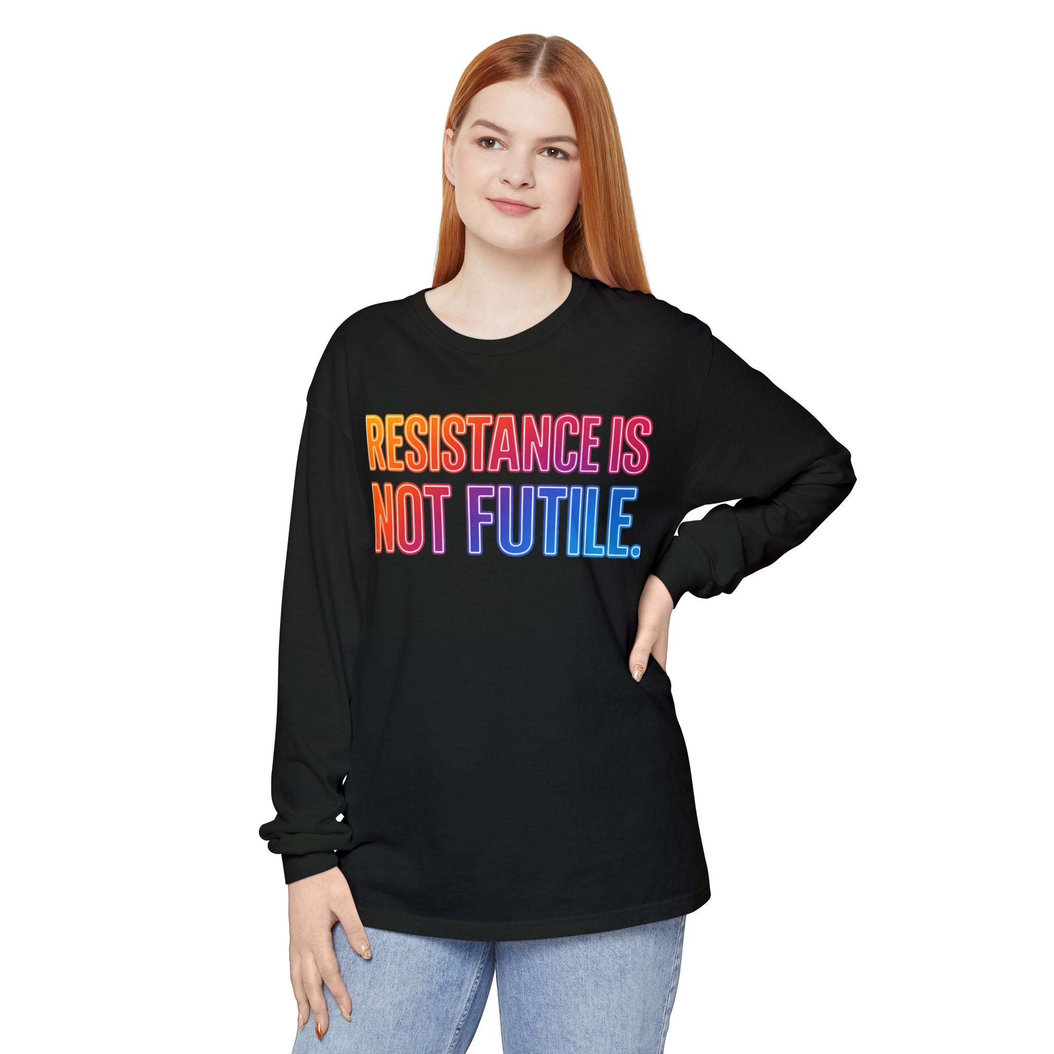 Resistance Is Not Futile Long Sleeve Tee – Rally for Freedom Shirt