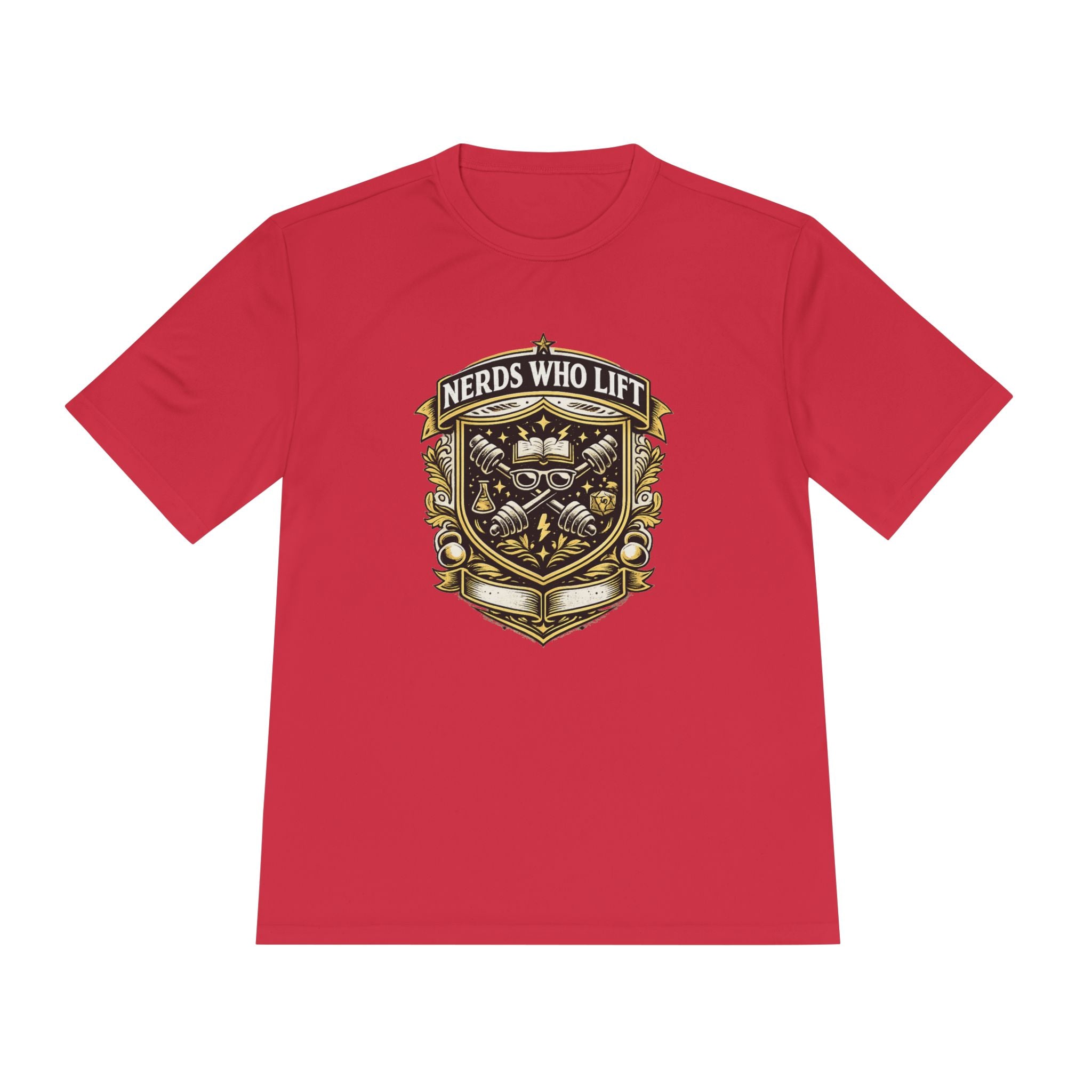 Nerds Who Lift Unisex Moisture Wicking Tee - Mutantur Labs LLC