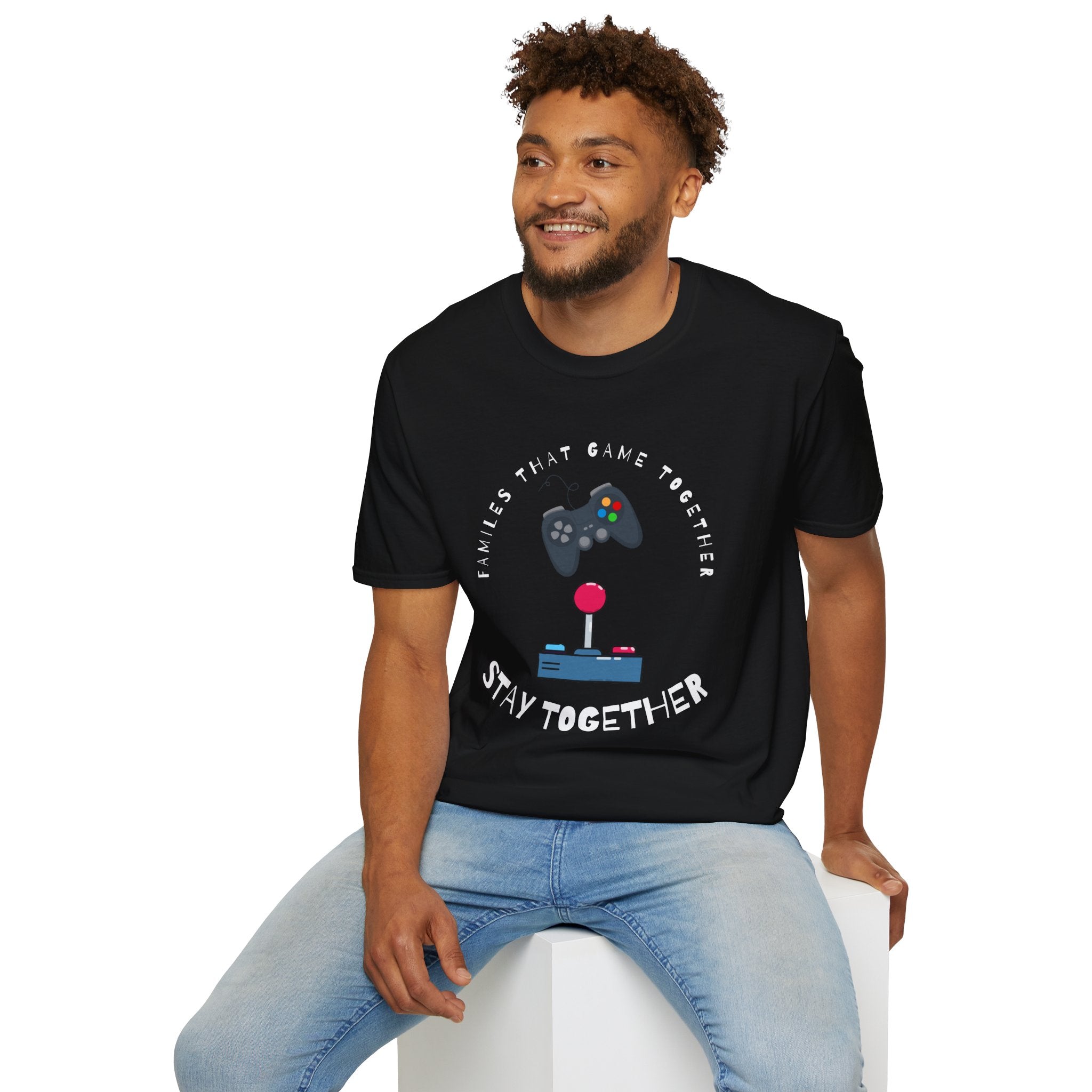 Family That Game Together Stay Together, Gamer Retro Controller Tee - Mutantur Labs LLC