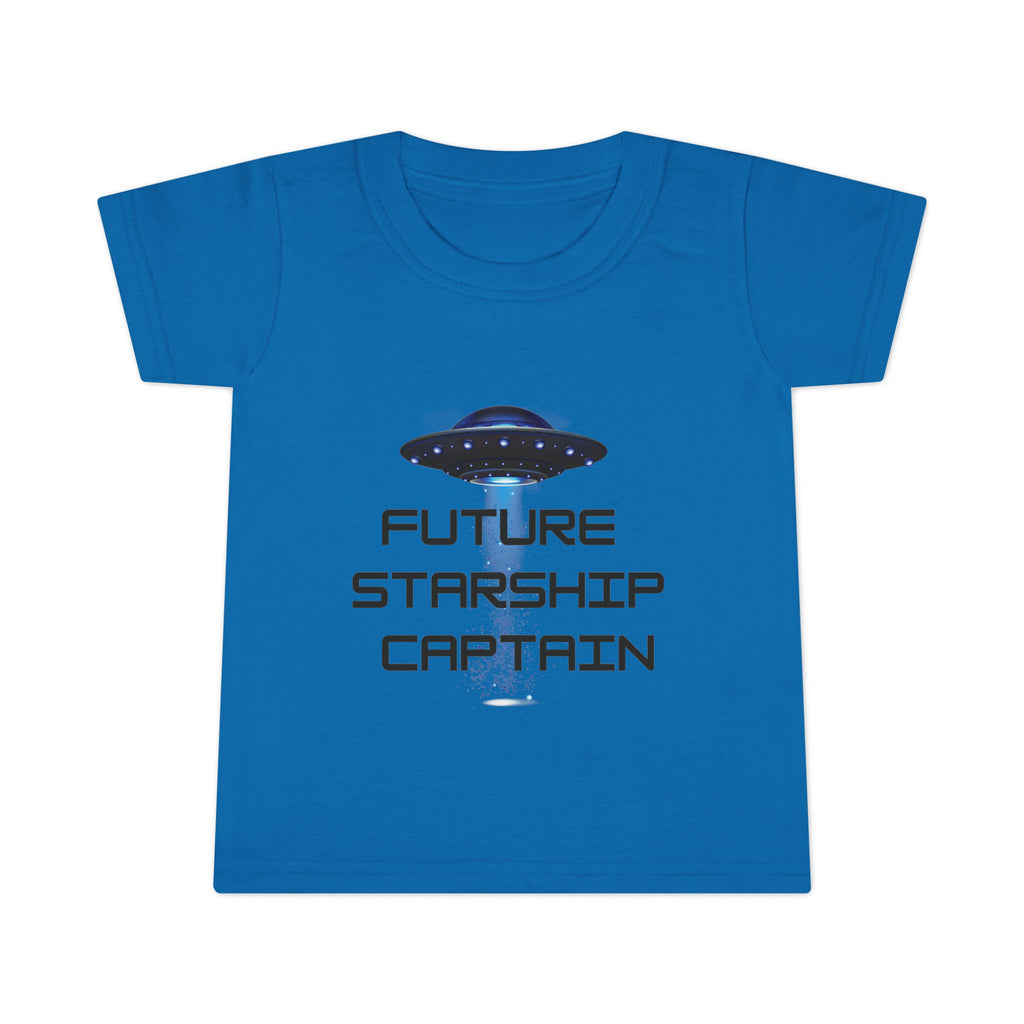 Future Starship Captain Toddler T-Shirt – Space Adventure Kids Tee - Mutantur Labs LLC